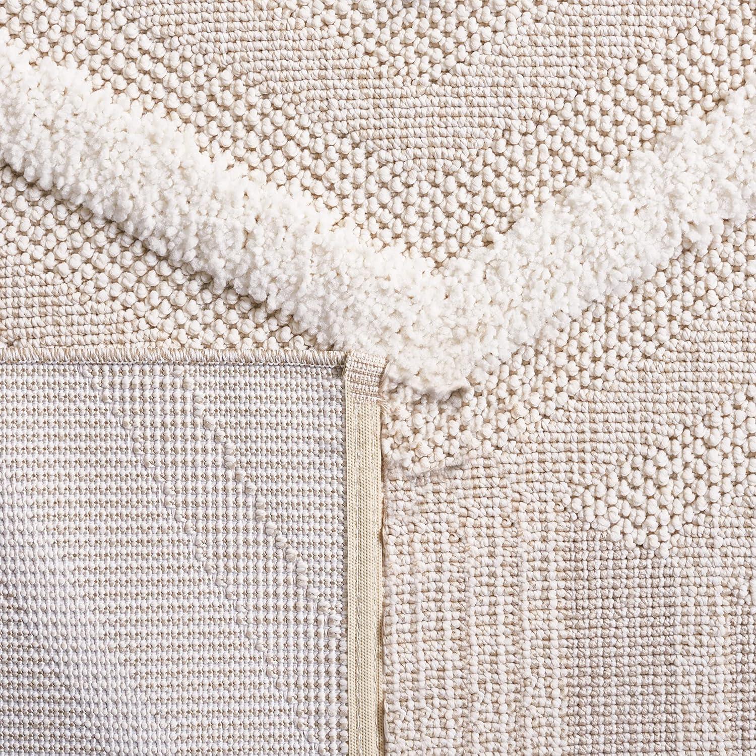 Trends TRD114 Power Loomed Area Rug - Beige/Ivory - 5'3"x7'6" - Safavieh.