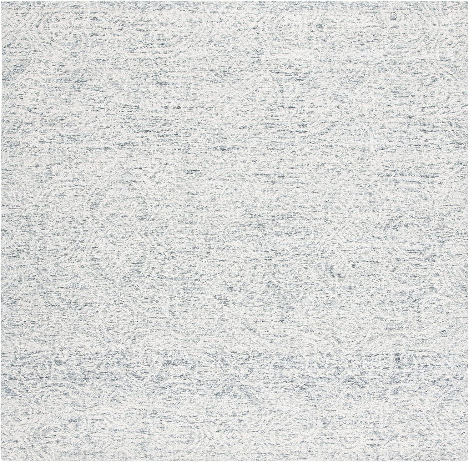 SAFAVIEH Metro Aditi Medallion Area Rug, Natural/Ivory, 8' x 8' Square