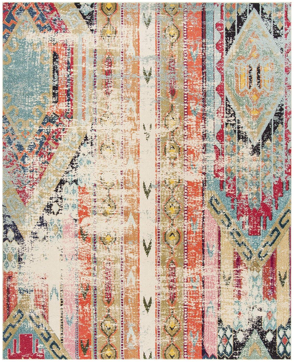 Monaco MNC222 Power Loomed Indoor Area Rug - Multi - 8'x10' - Safavieh