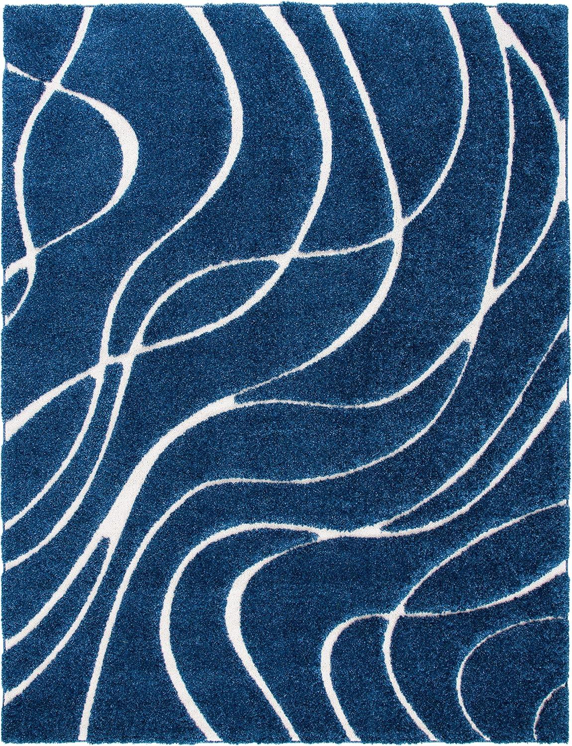 Florida Shag SG471 Power Loomed Area Rug  - Safavieh