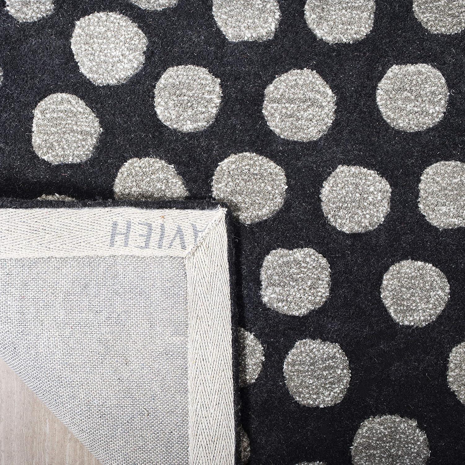 Soho SOH654 Hand Tufted Indoor Area Rug - Dark Grey - 5'x8' - Safavieh