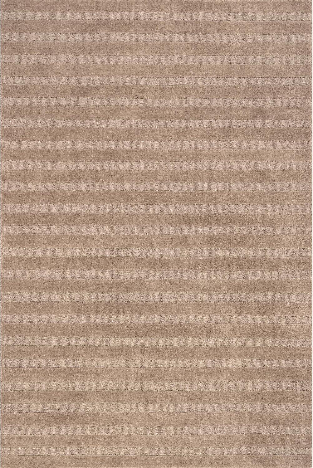 Ebern Designs Vestry Striped Wool Area Rug