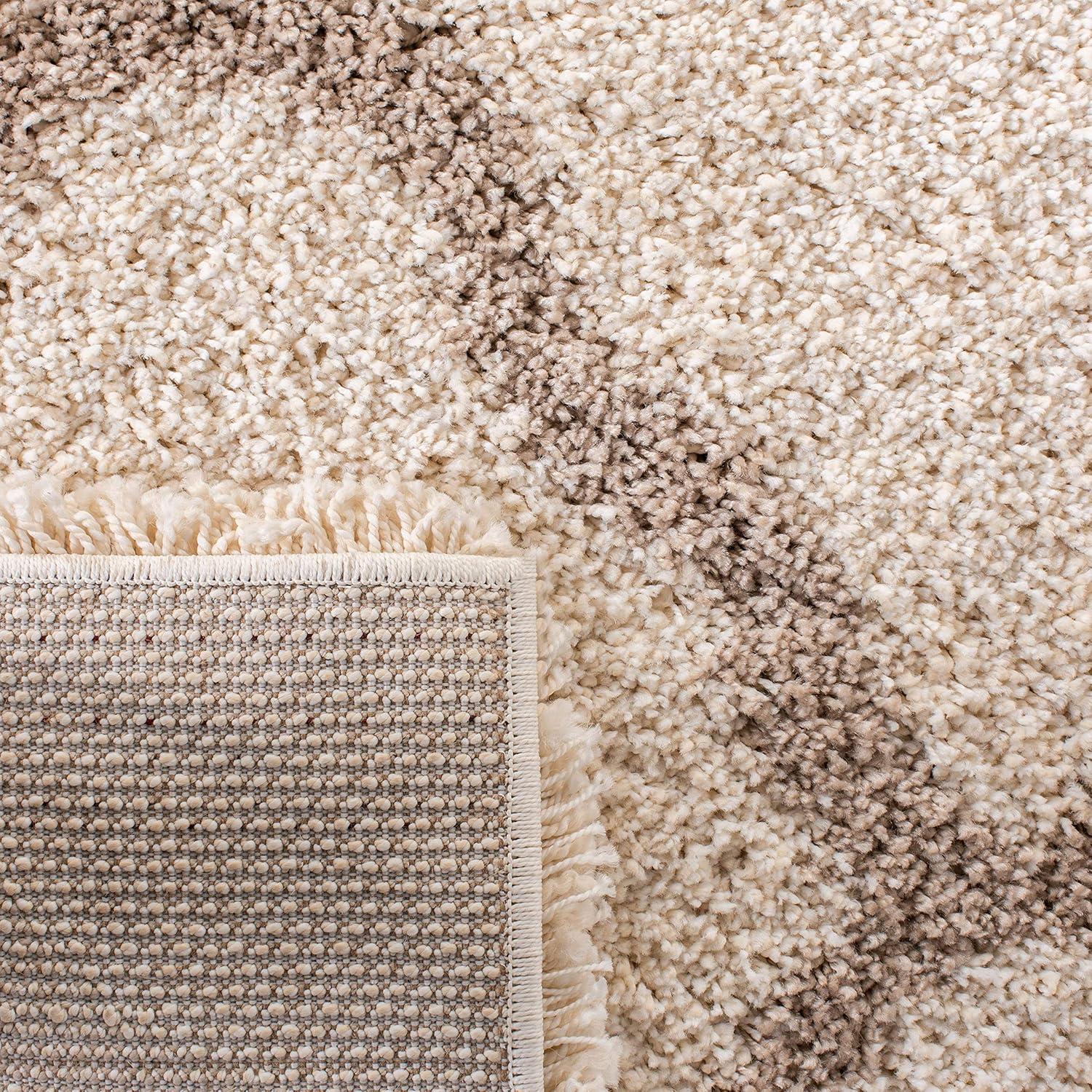 Dallas Shag SGD257 Power Loomed Indoor Area Rug - Ivory/Beige - 8'x10' - Safavieh.