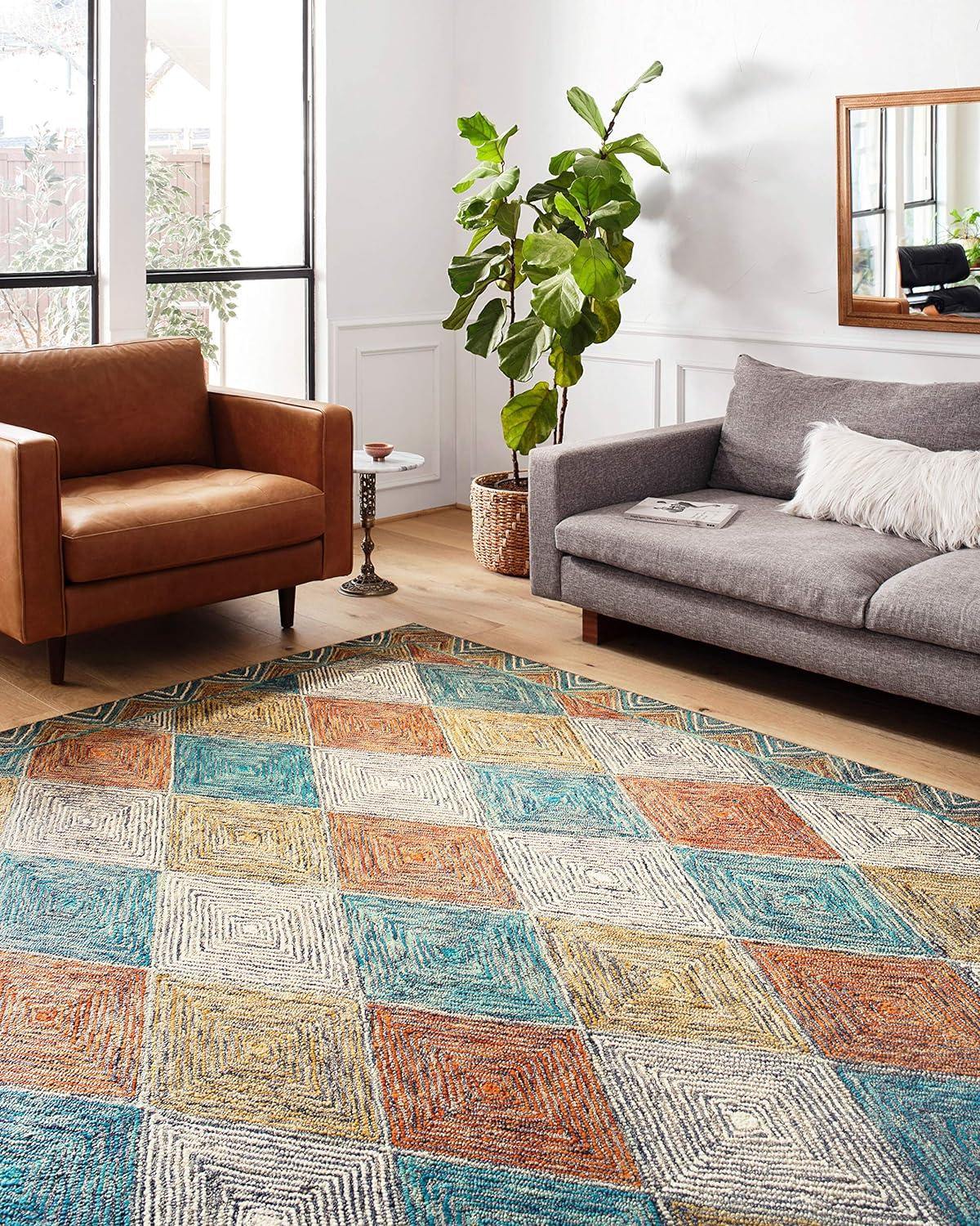 Loloi II Spectrum Geometric Sunset / Ocean Area Rug