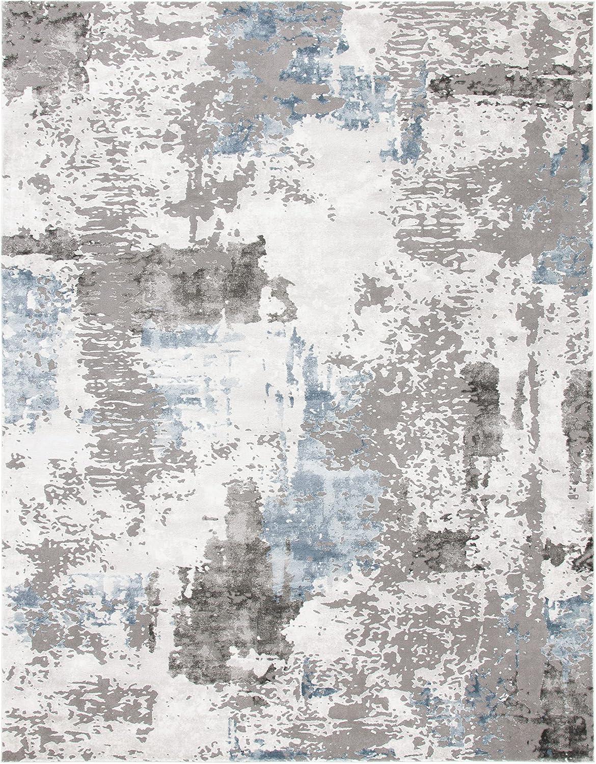 SAFAVIEH Craft Constantine Abstract Area Rug, Grey/Dark Grey, 8' x 10'