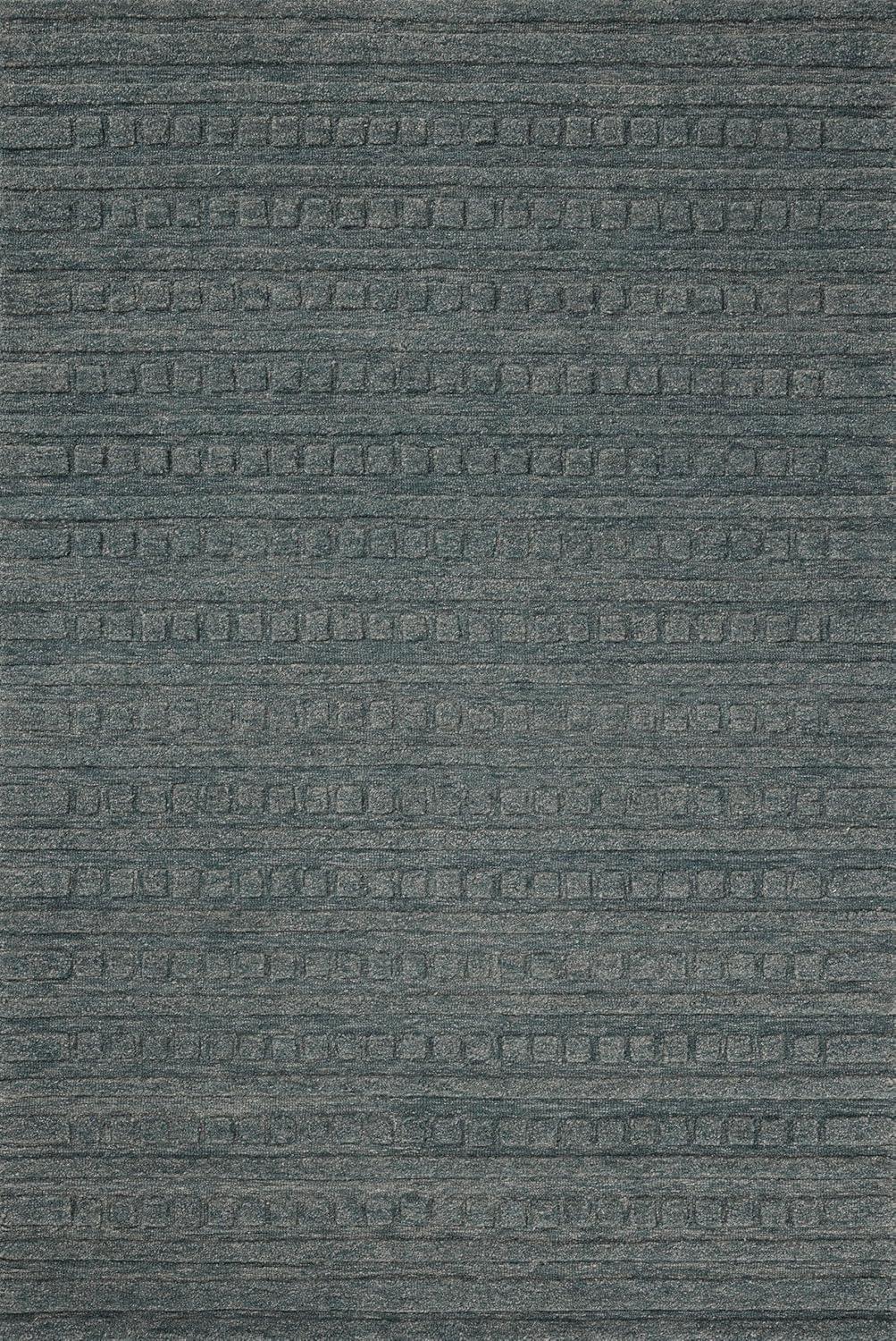 Bradley III Hand-Tufted Wool Rug by Chris Loves Julia x Loloi - Teal / 9'3" x 13'
