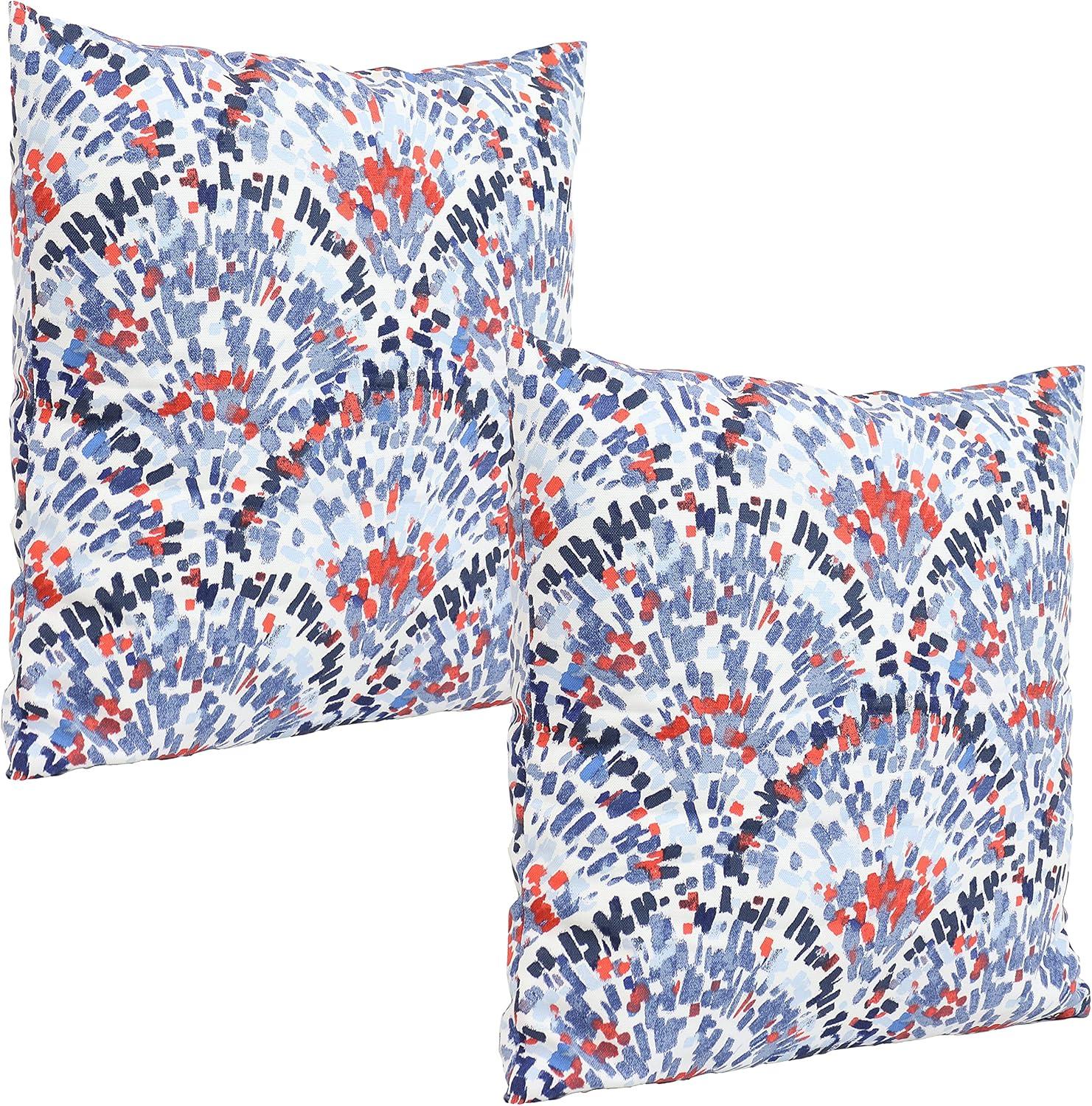 SunnyDaze Decor Indoor/Outdoor Throw Pillow (Set of 2)