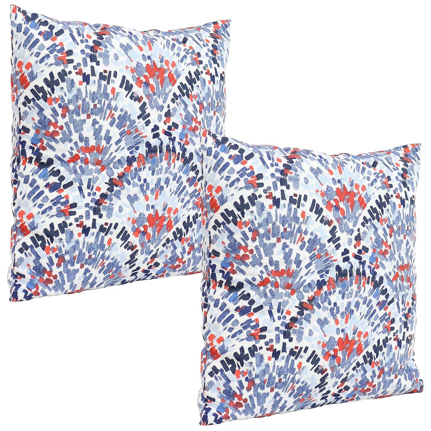 SunnyDaze Decor Indoor/Outdoor Throw Pillow (Set of 2)