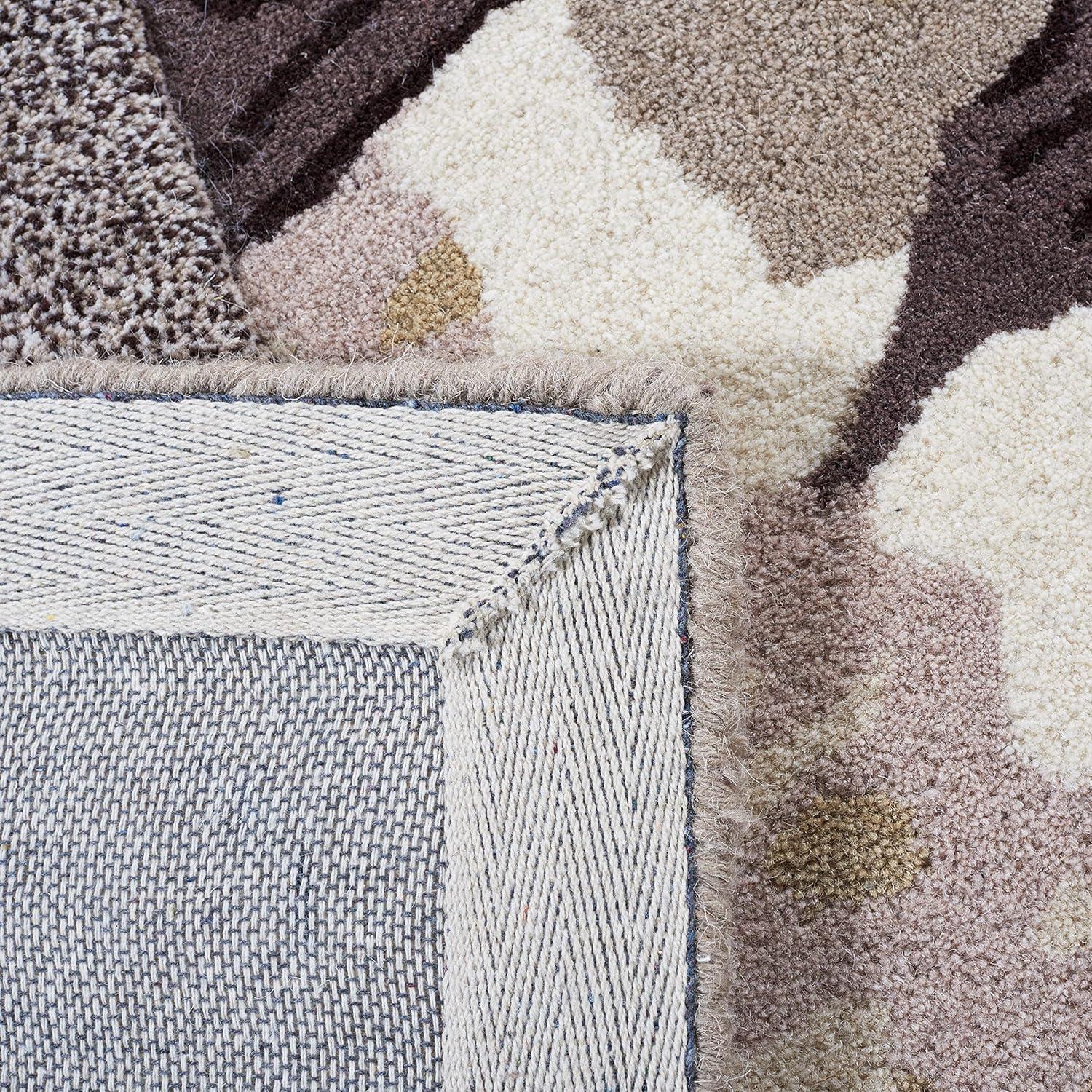 Fifth Avenue FTV127 Hand Tufted Area Rug - Beige/Brown - 4'x6' - Safavieh.