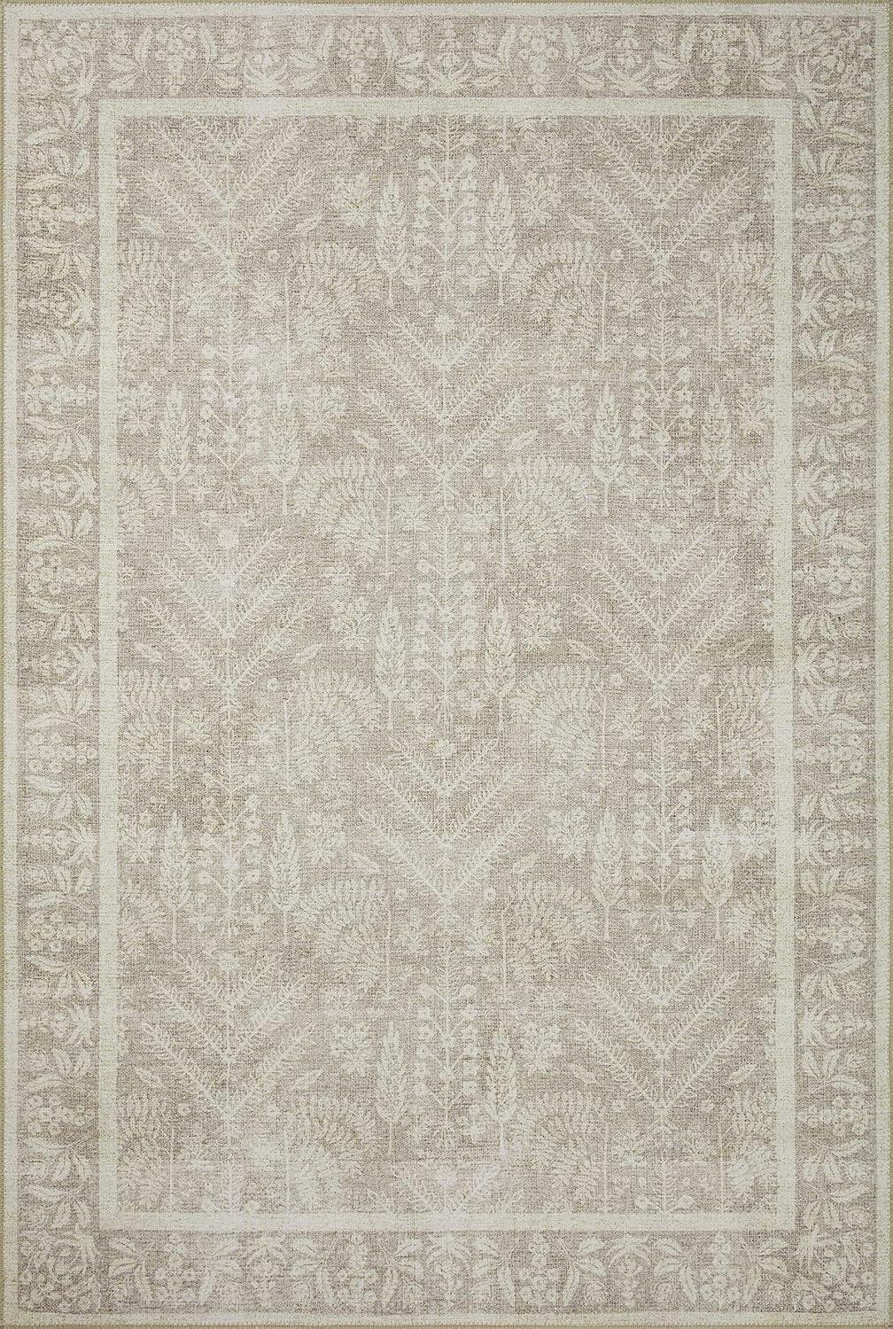 Maison Bough Botanical Fern Wool-Blend 2'x5' Area Rug