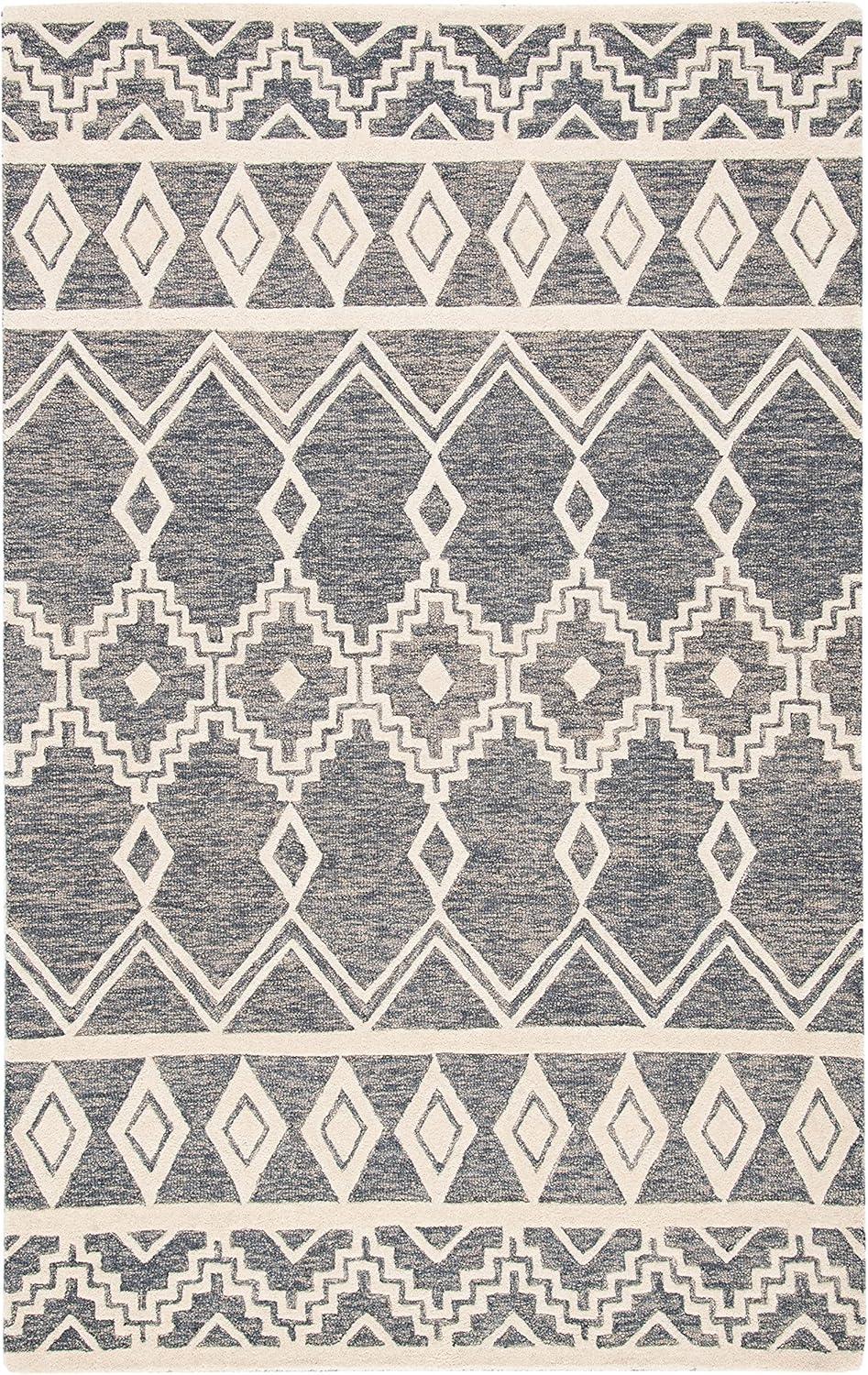 Union Rustic Abbegail Hand Tufted Wool Southwestern Rug