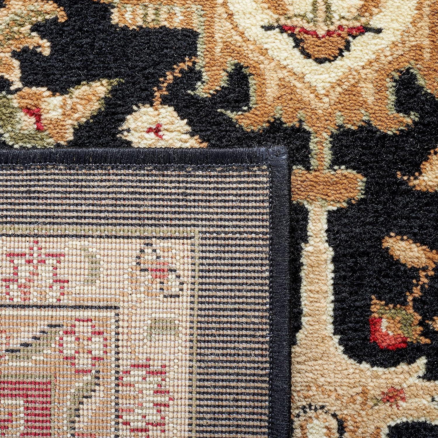 Lyndhurst Heriz LNH330 Power Loomed Area Rug - Black/Red - 6'x9' - Safavieh