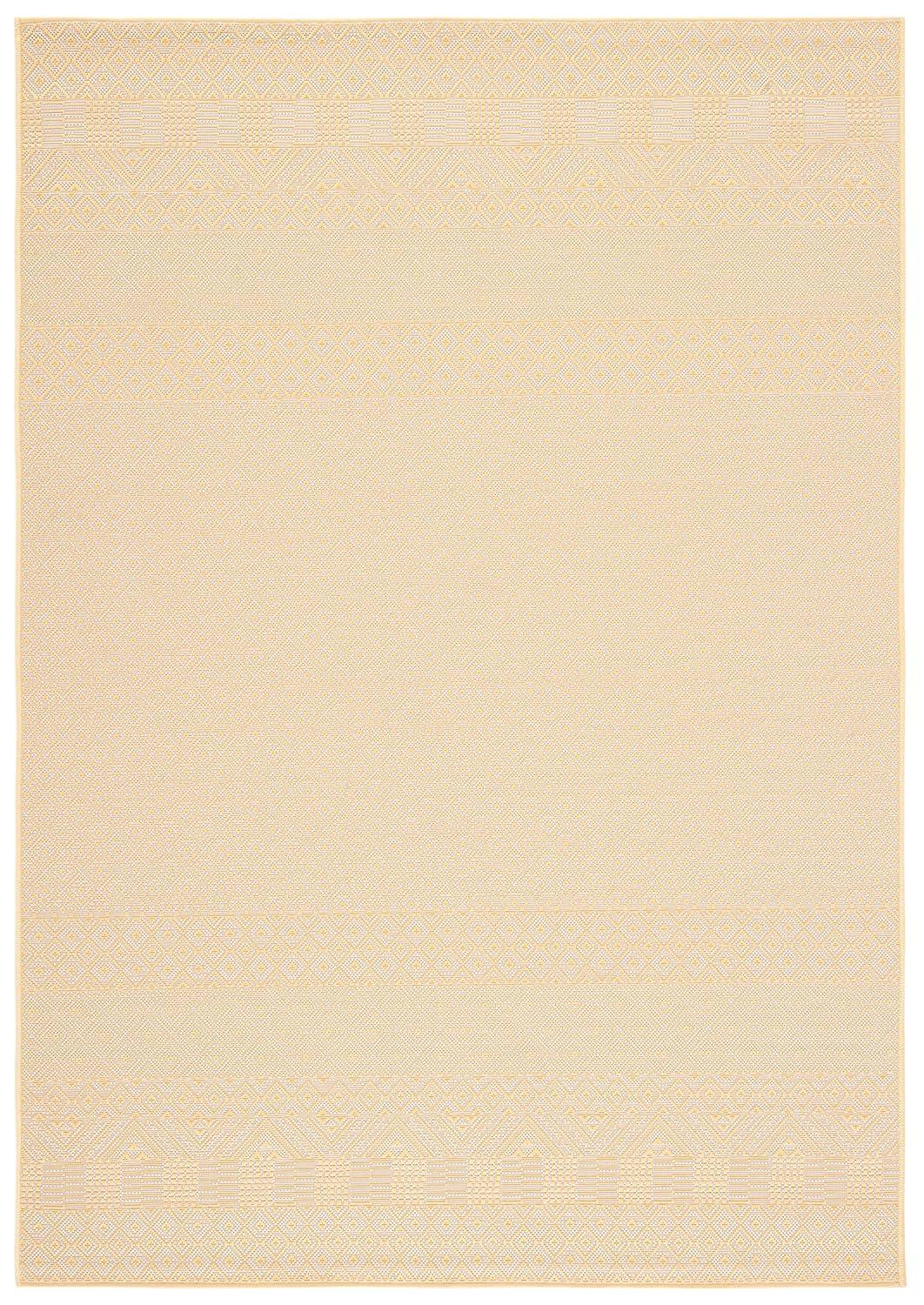 Courtyard CY6235 Power Loomed Indoor and Outdoor Area Rug - Gold/Beige - 6'7"x9'6" - Safavieh