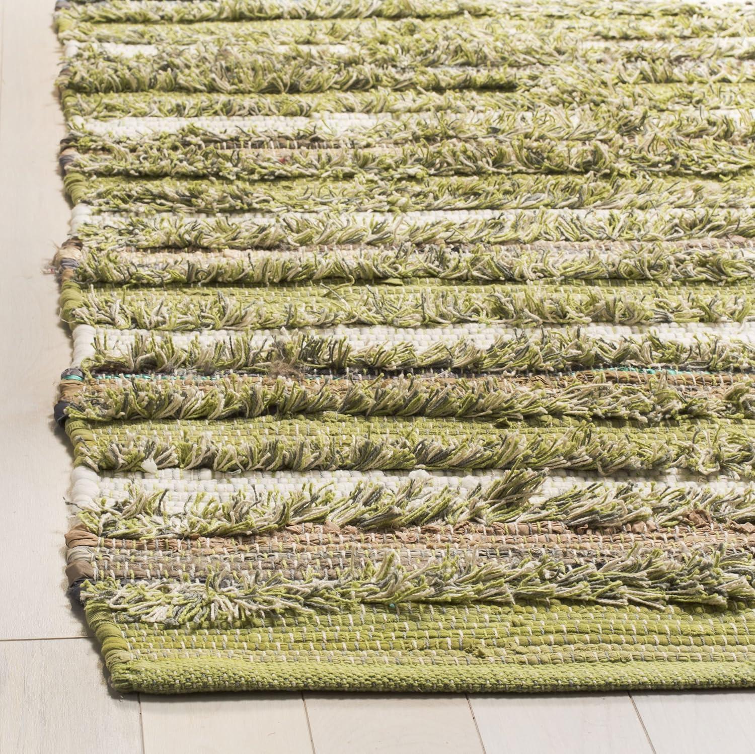 Bester Hand Woven Cotton Striped Rug