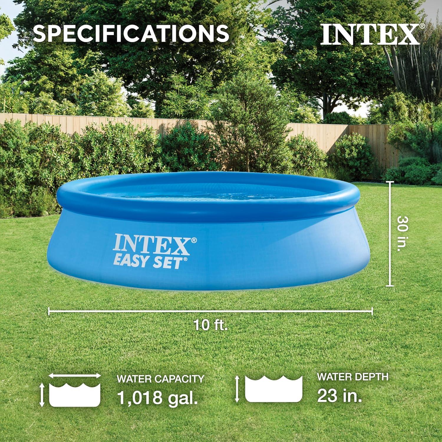 Intex Intex Easy Set Inflatable Kid Swimming Pool Only