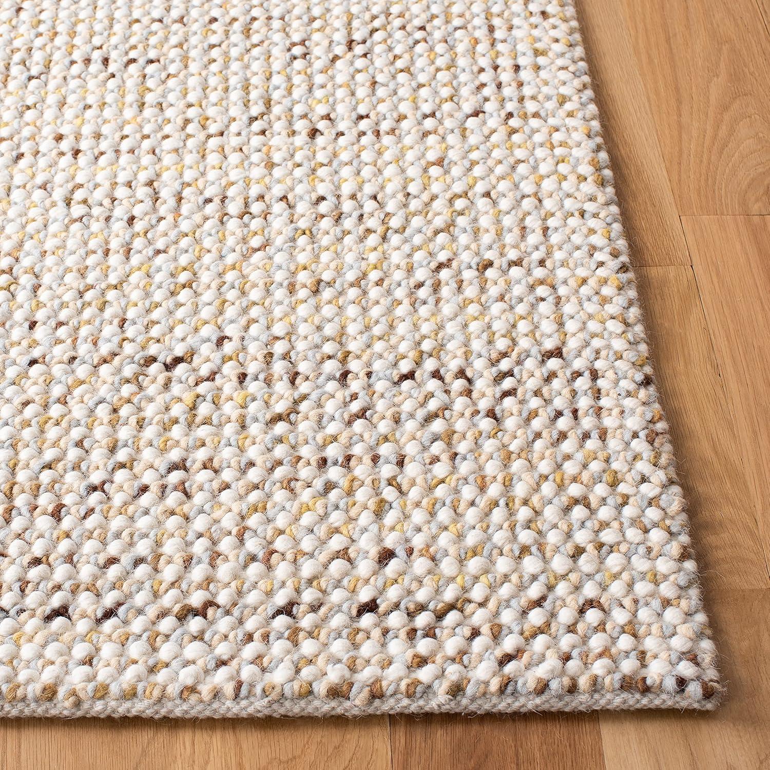 Latitude Run® Vermont Hand Woven Wool Solid Color Rug