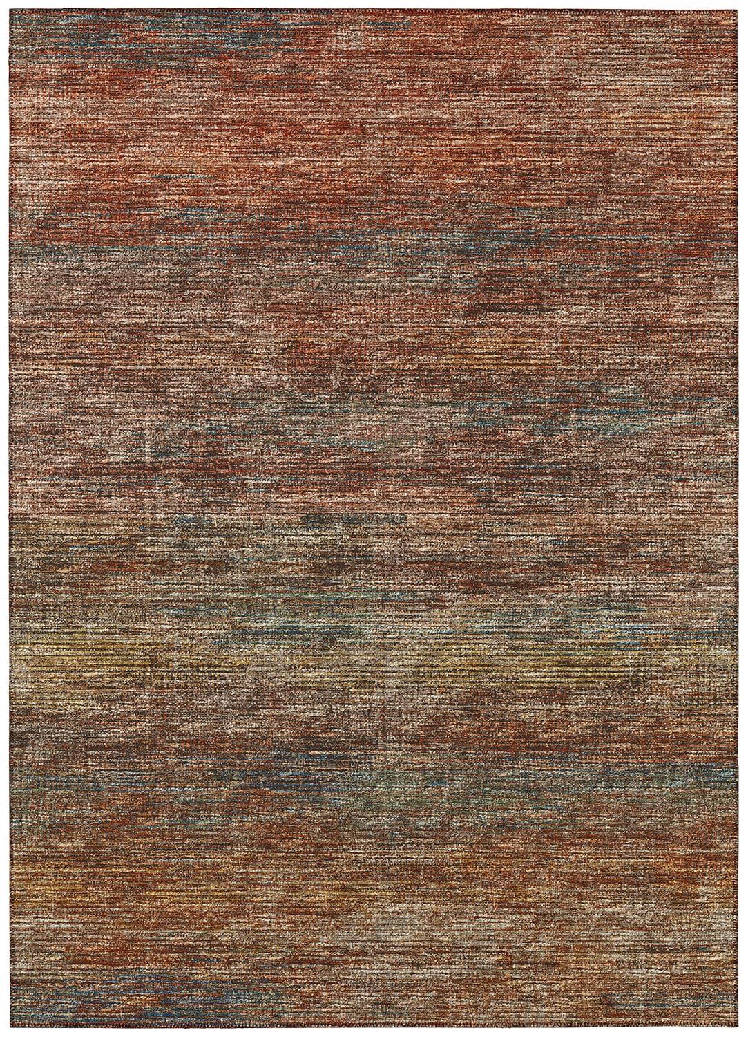 Addison Rugs Marston 8' x 10' Transitional Canyon Indoor Outdoor Area Rug, Stain Resistant, Machine Washable, Non Shedding, Bedroom, Living Room, Dining Room, Kitchen Rug