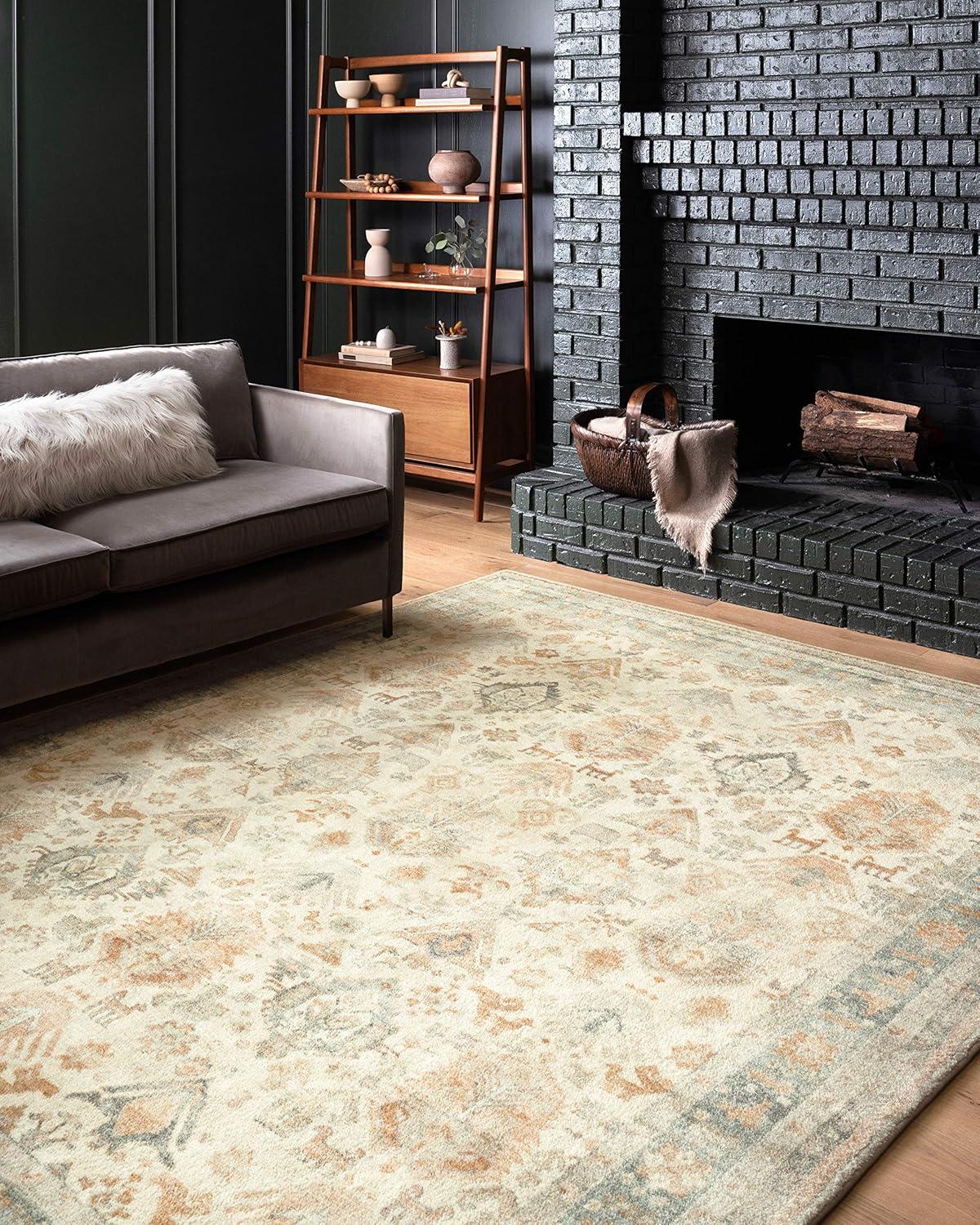 Loloi II Rosette Oriental Beige / Multi Area Rug