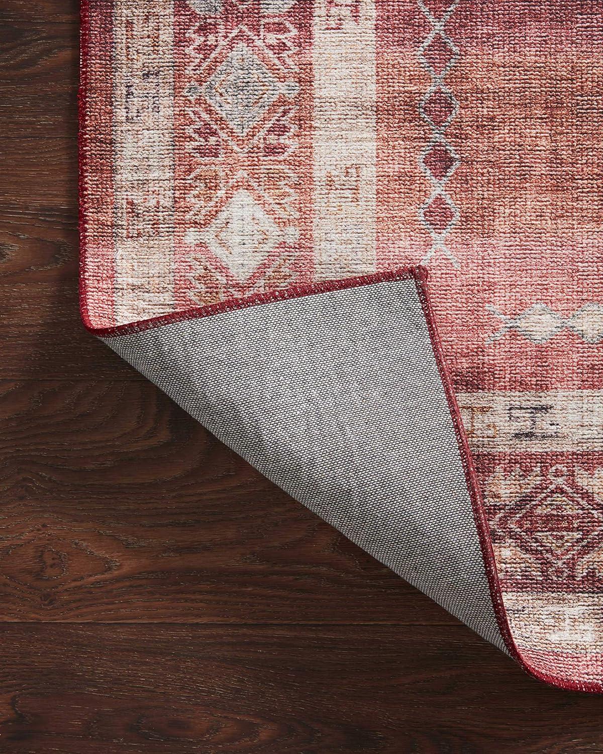 Loloi II Heidi Collection HEI-03 Sunset / Natural, Southwestern Area Rug 5'-0" x 7'-6"