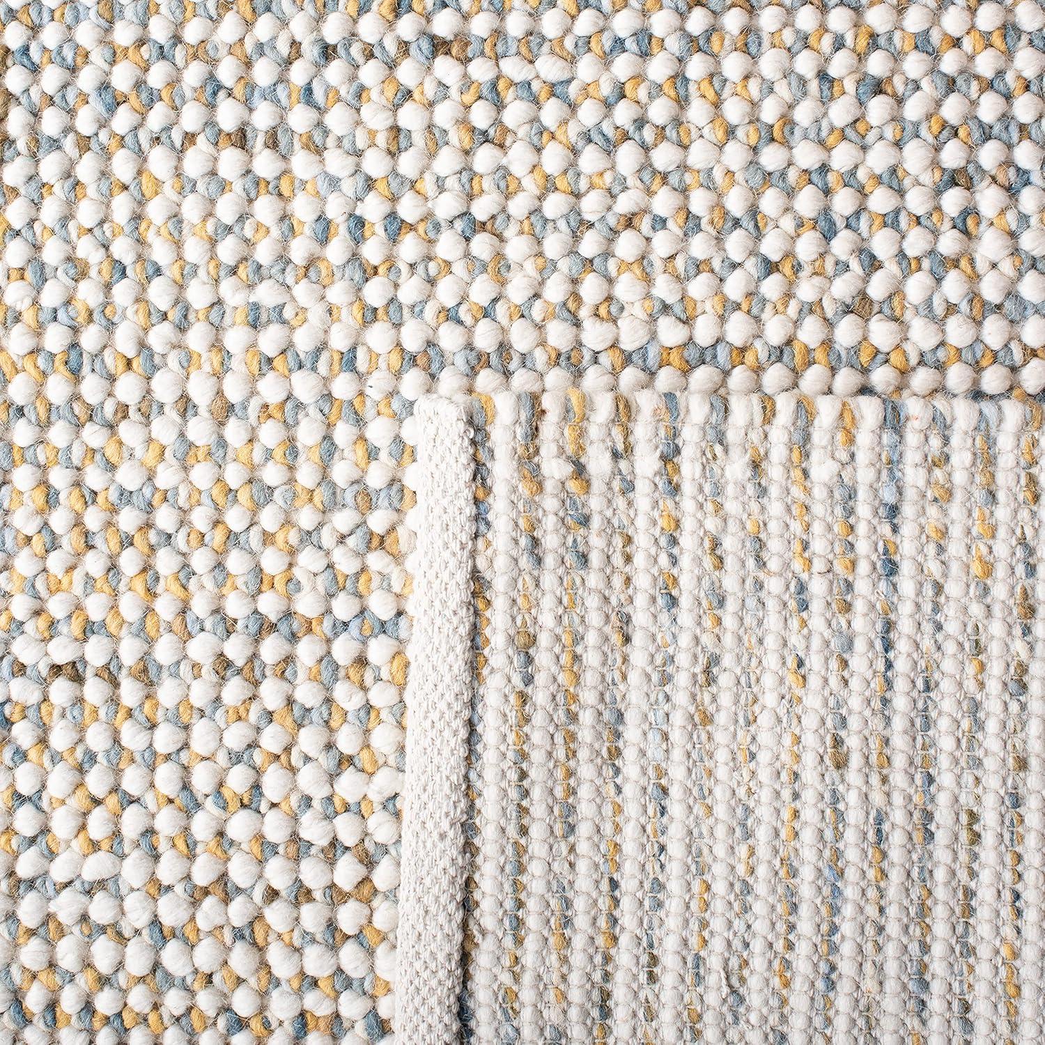 Latitude Run® Vermont Hand Woven Wool Solid Color Rug