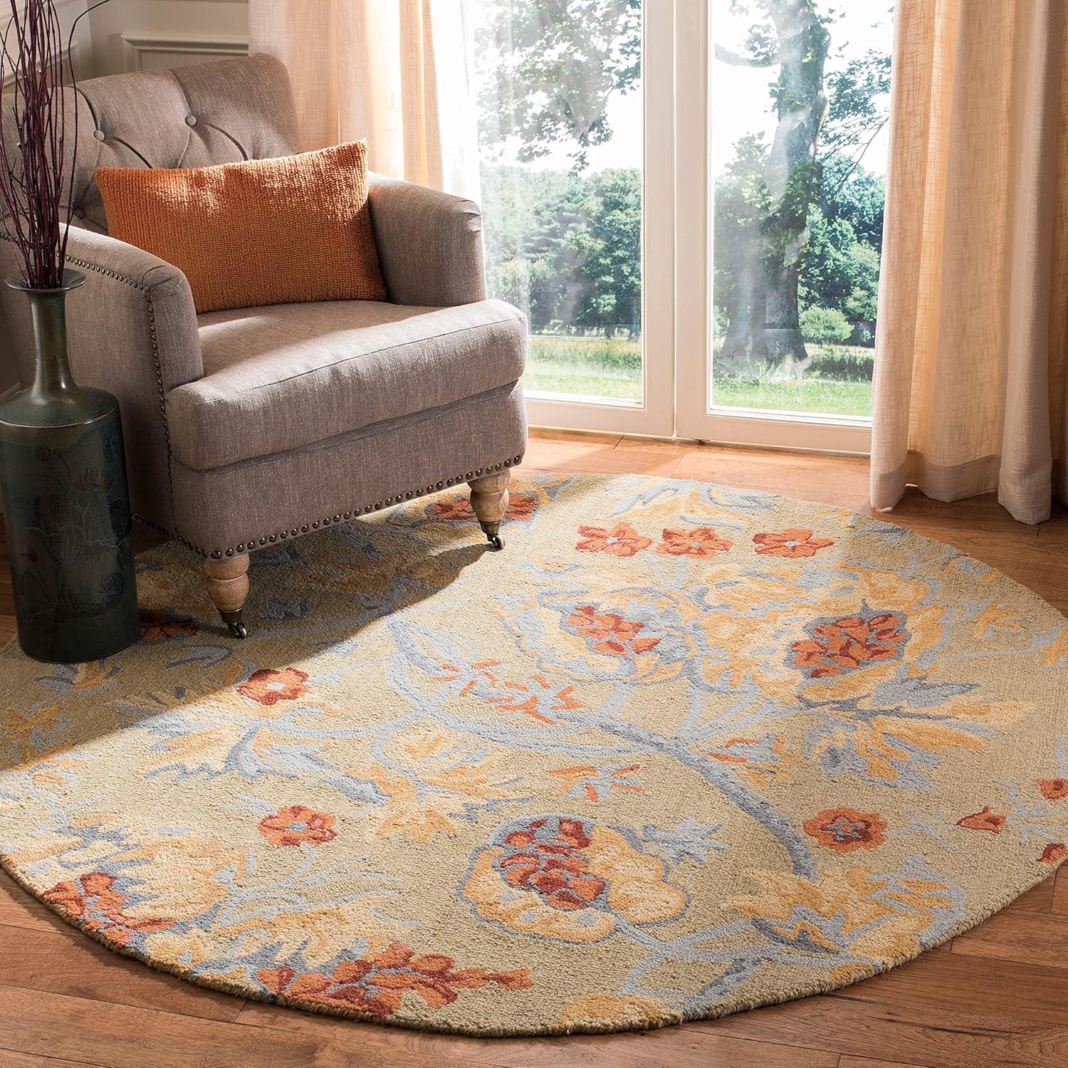 Blossom BLM922 Hand Hooked Area Rug  - Safavieh