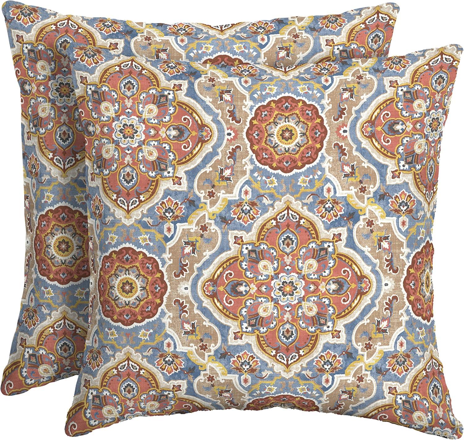 Ruby Indoor/Outdoor Reversible Throw Pillow