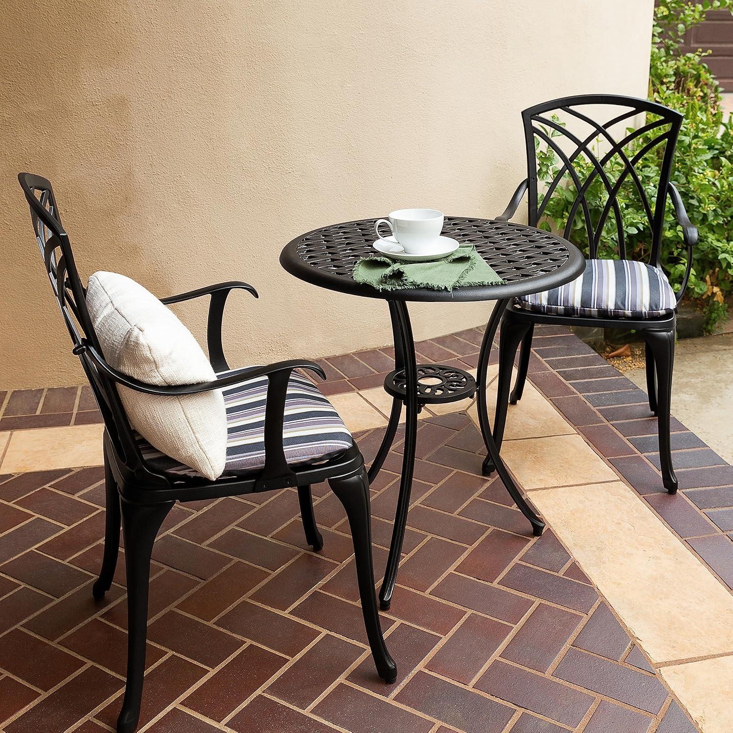 Kinger Home Ekta 3-Piece Patio Bistro Set