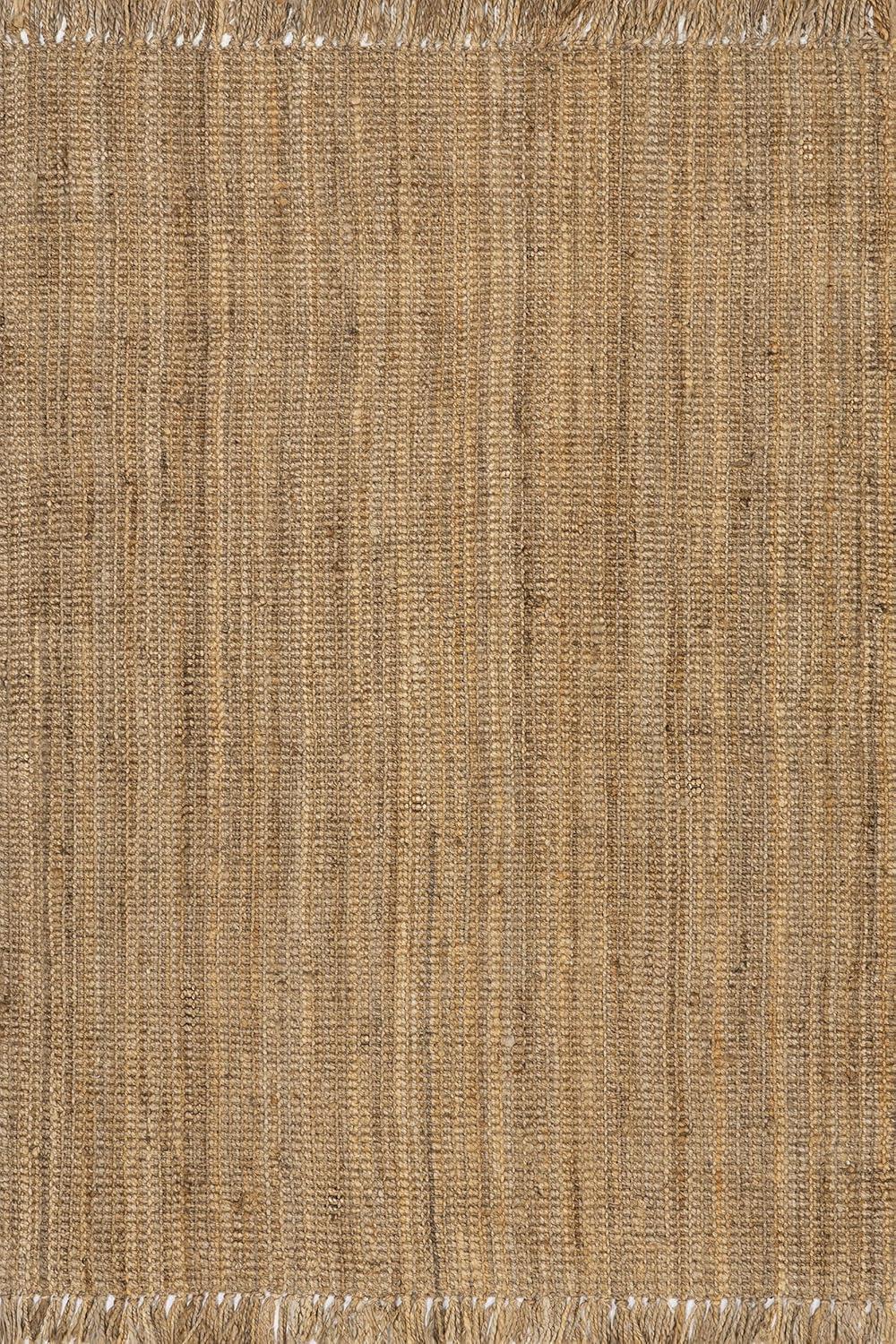 nuLOOM Daniela Chunky Jute Natural 6' x 9' Farmhouse Area Rug