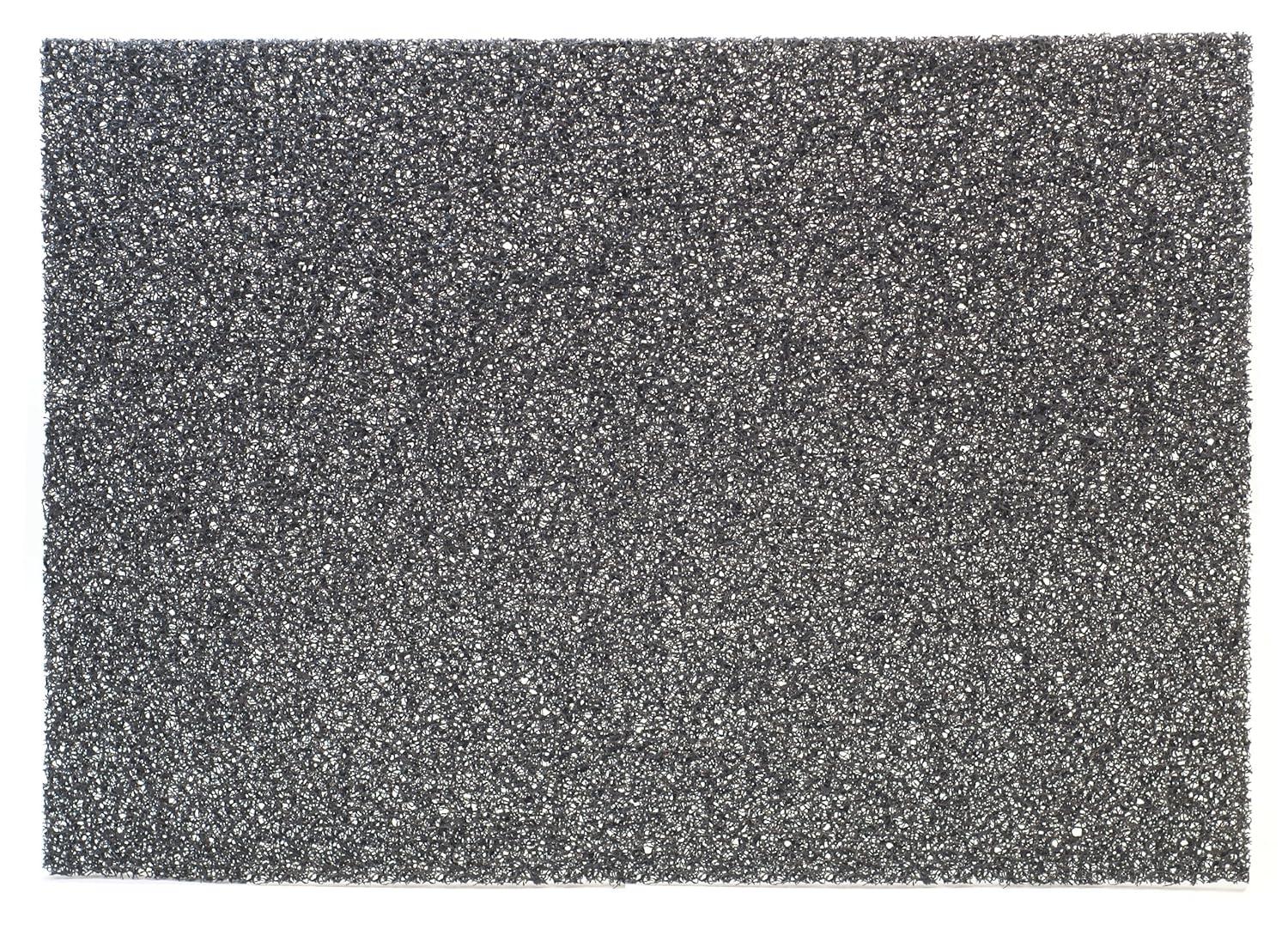 Black Rectangular Floor Stripping Pad, 32 x 14 inches