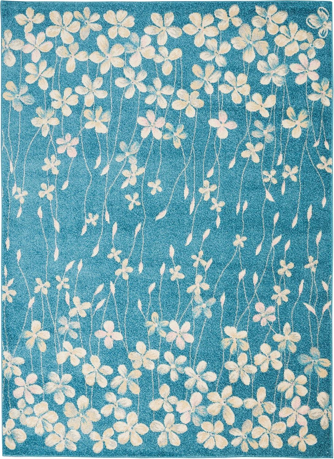 Nourison Tranquil Bohemian Botanical Bloom Area Rug