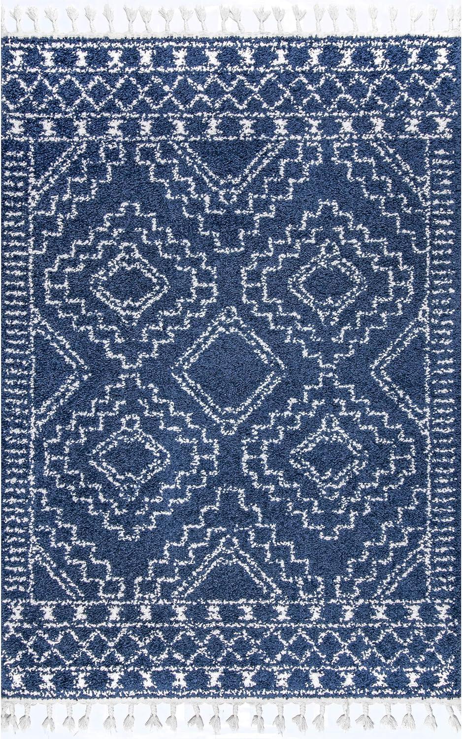 Nuloom Vasiliki Moroccan Global Tassel Area Rug