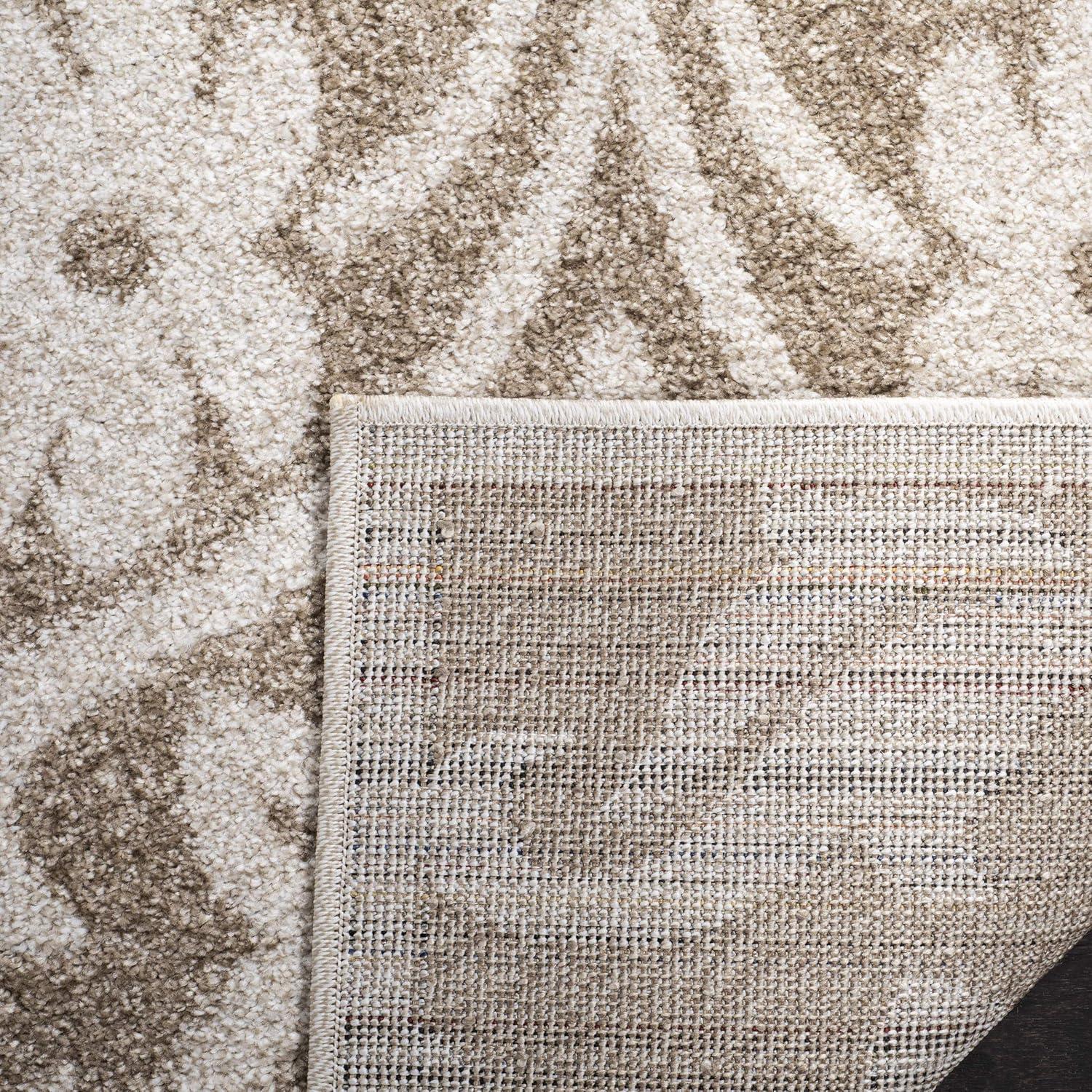 Amherst AMT424 Power Loomed Indoor Area Rug - Wheat/Beige - 8'x10' - Safavieh