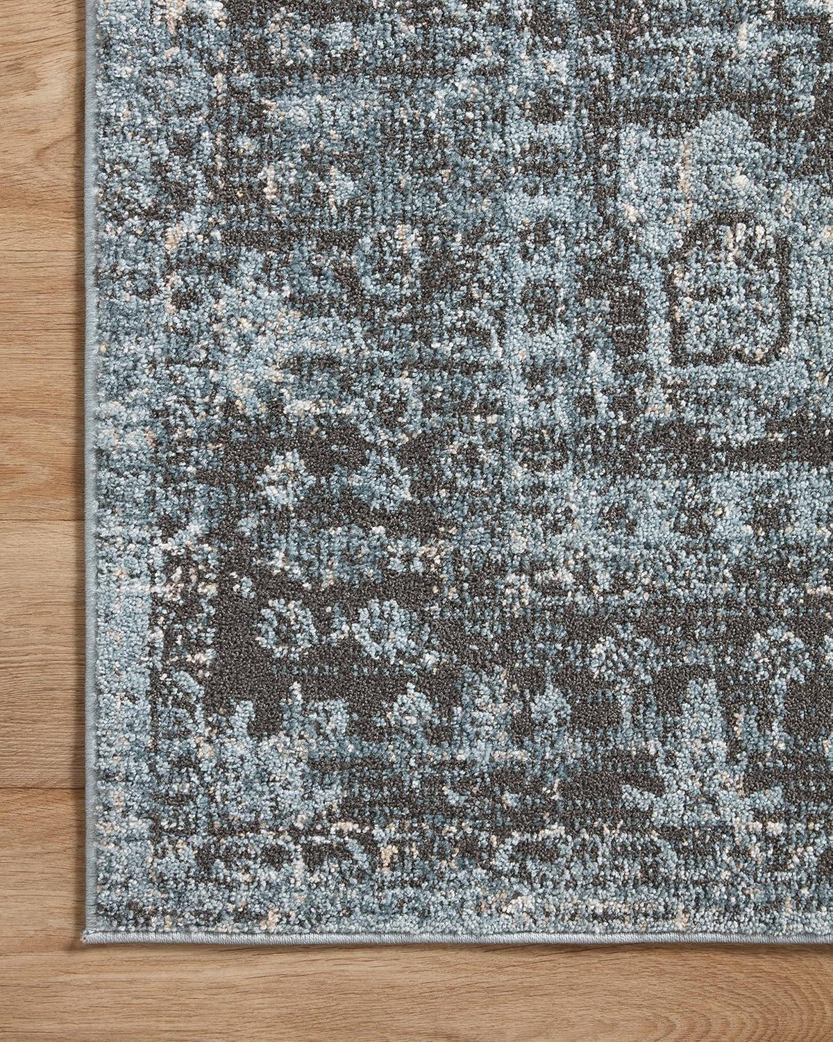 Loloi II Odette Sky / Charcoal 5'-3" x 7'-9" Area Rug