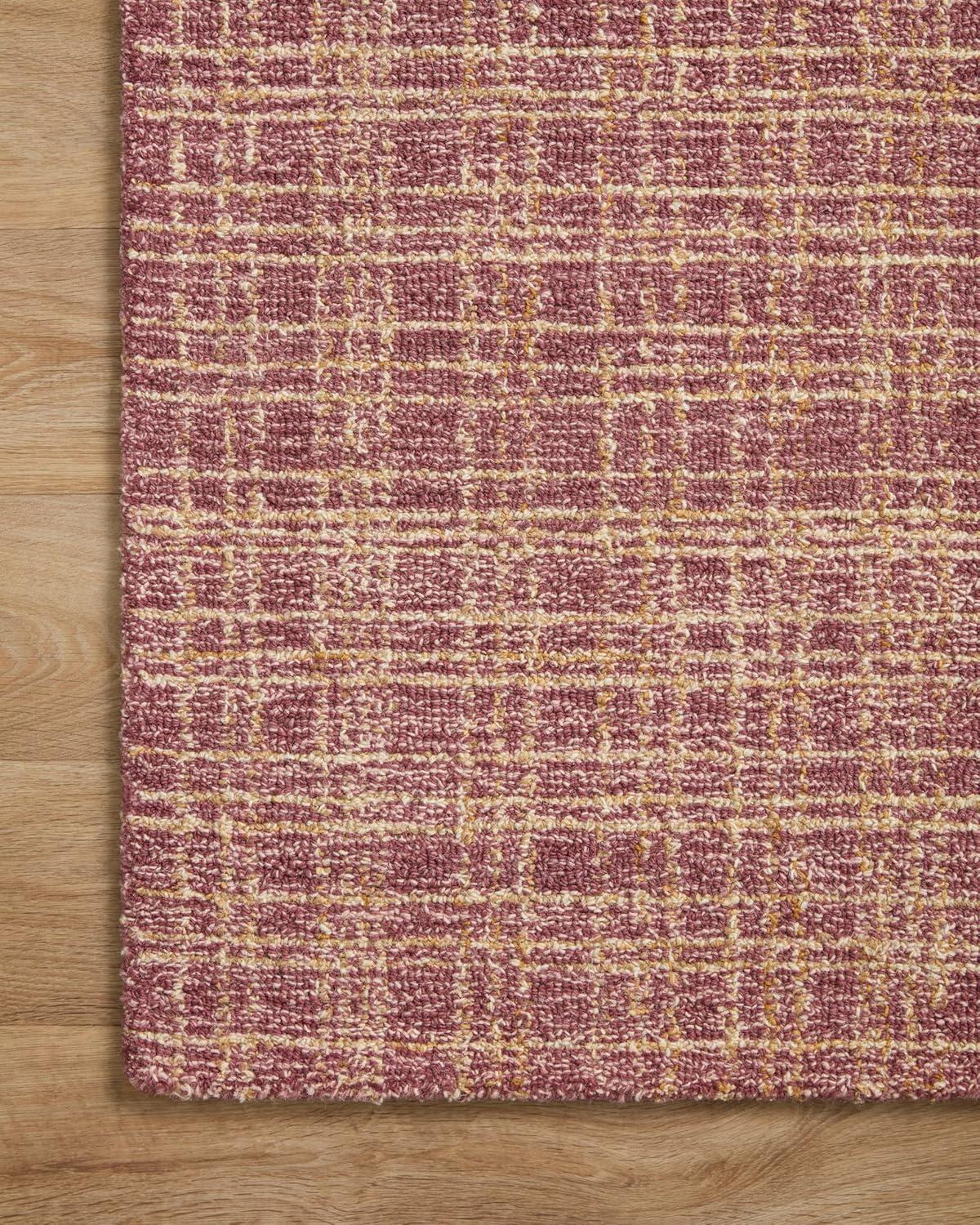 Polly I Hand-Tufted Wool Rug by Chris Loves Julia x Loloi - Berry and Natural / 2'6" x 9'9" Runner