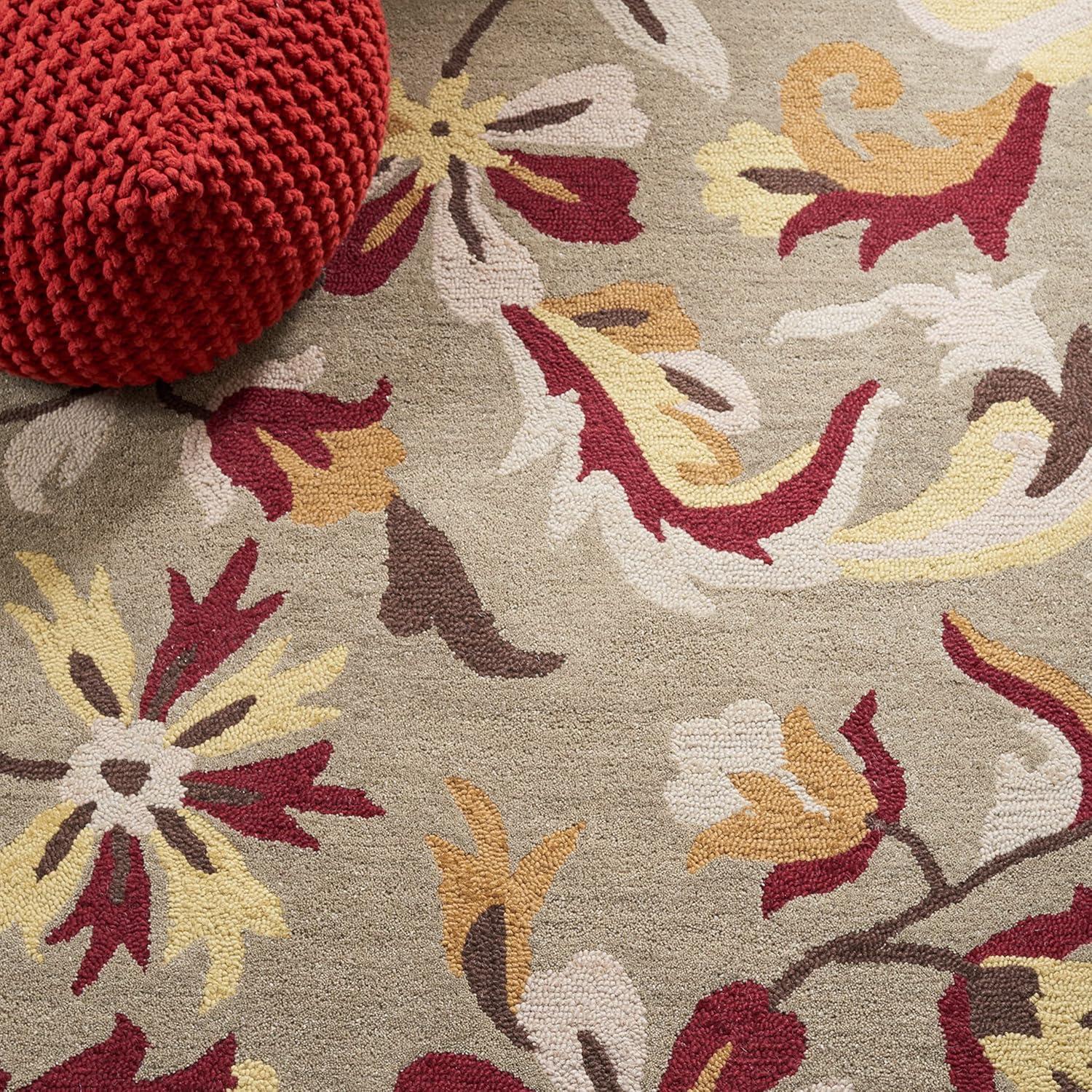 Jardin JAR459 Hand Tufted Area Rug - Sage/Multi - 5'x8' - Safavieh.
