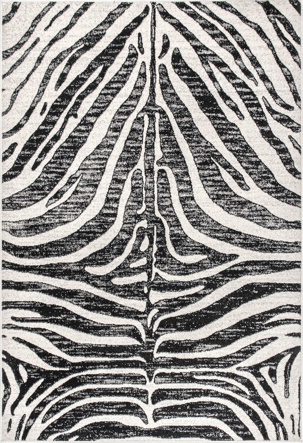 Nuloom Royal Zebra Stripes Indoor Area Rug