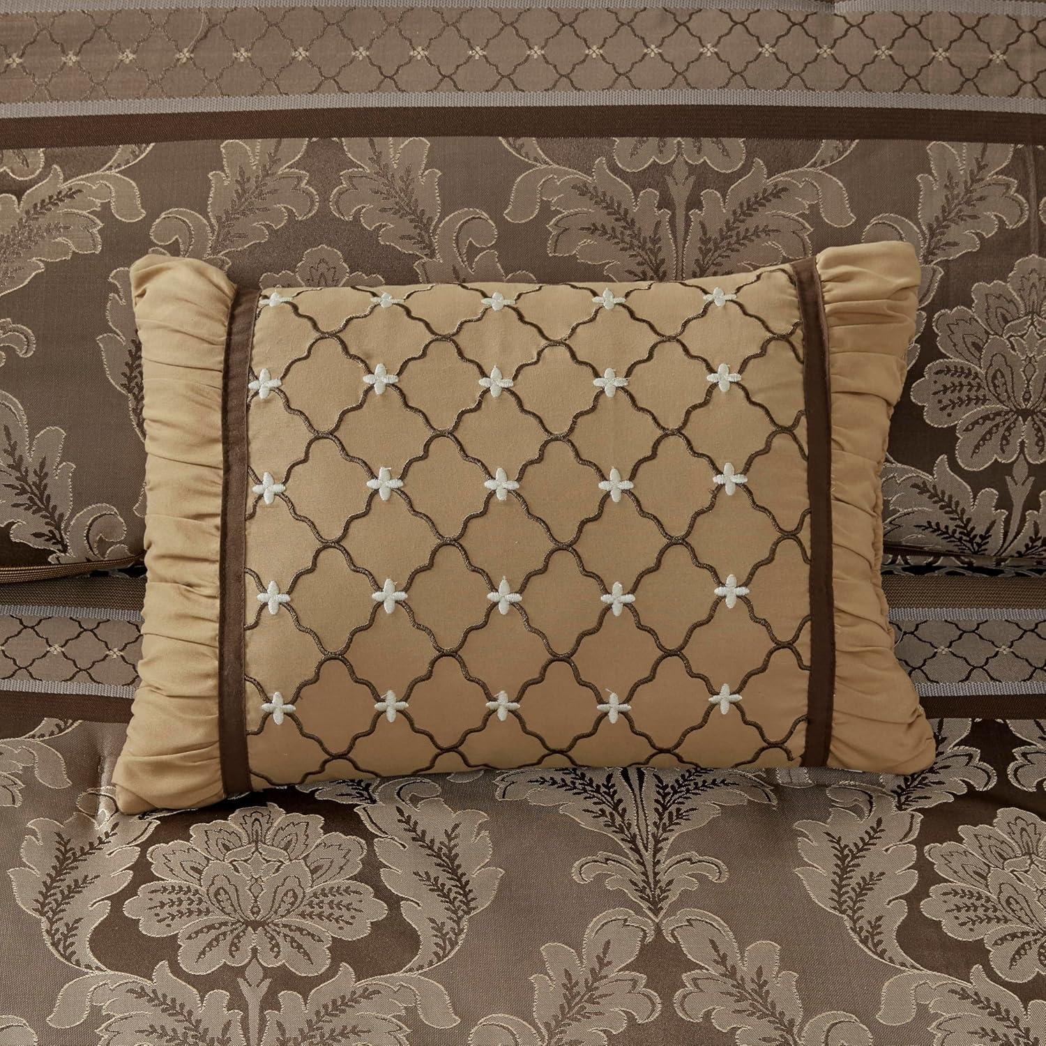 Madison Park Bellagio 7 Piece Jacquard Comforter Set