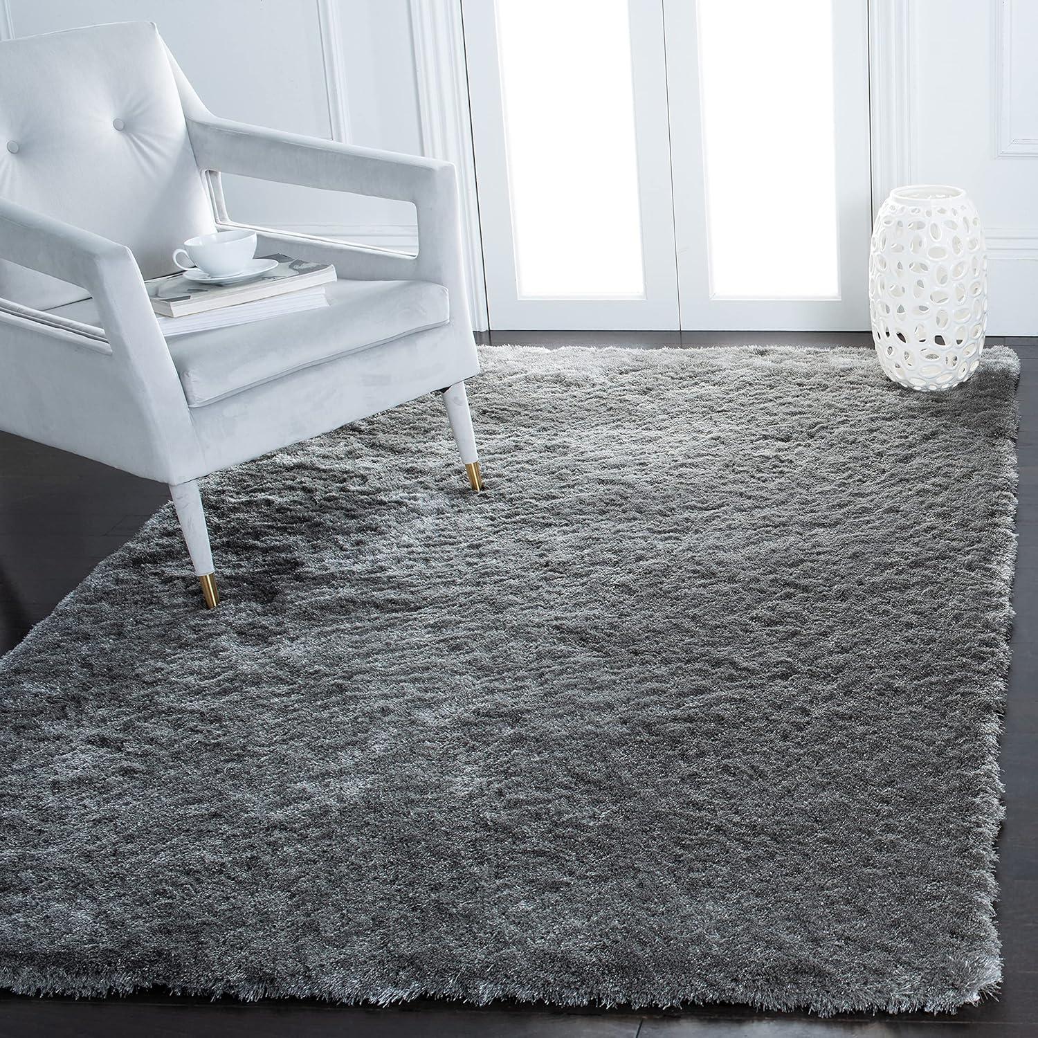Steelside™ Annike Handmade Tufted Gray Area Rug