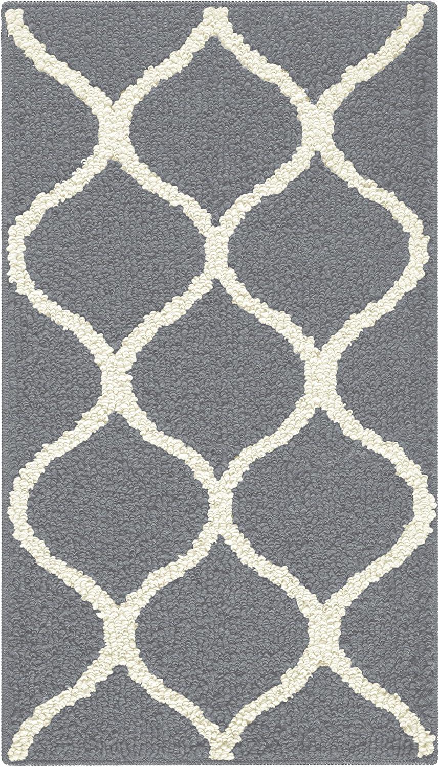 Hershman Tufted Gray Area Rug