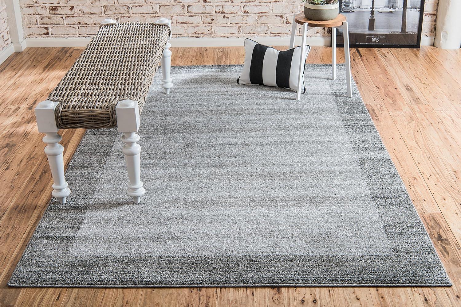 Unique Loom Del Mar Abigail Solid Indoor Woven Area Rug