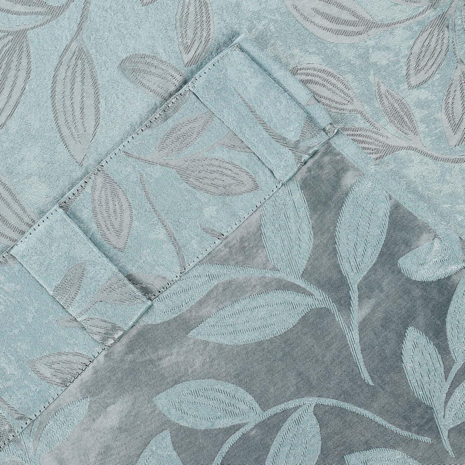 Superior Leaves Machine Washable Room Darkening Blackout Curtains With Back Tabs by Superior (Set of 2)