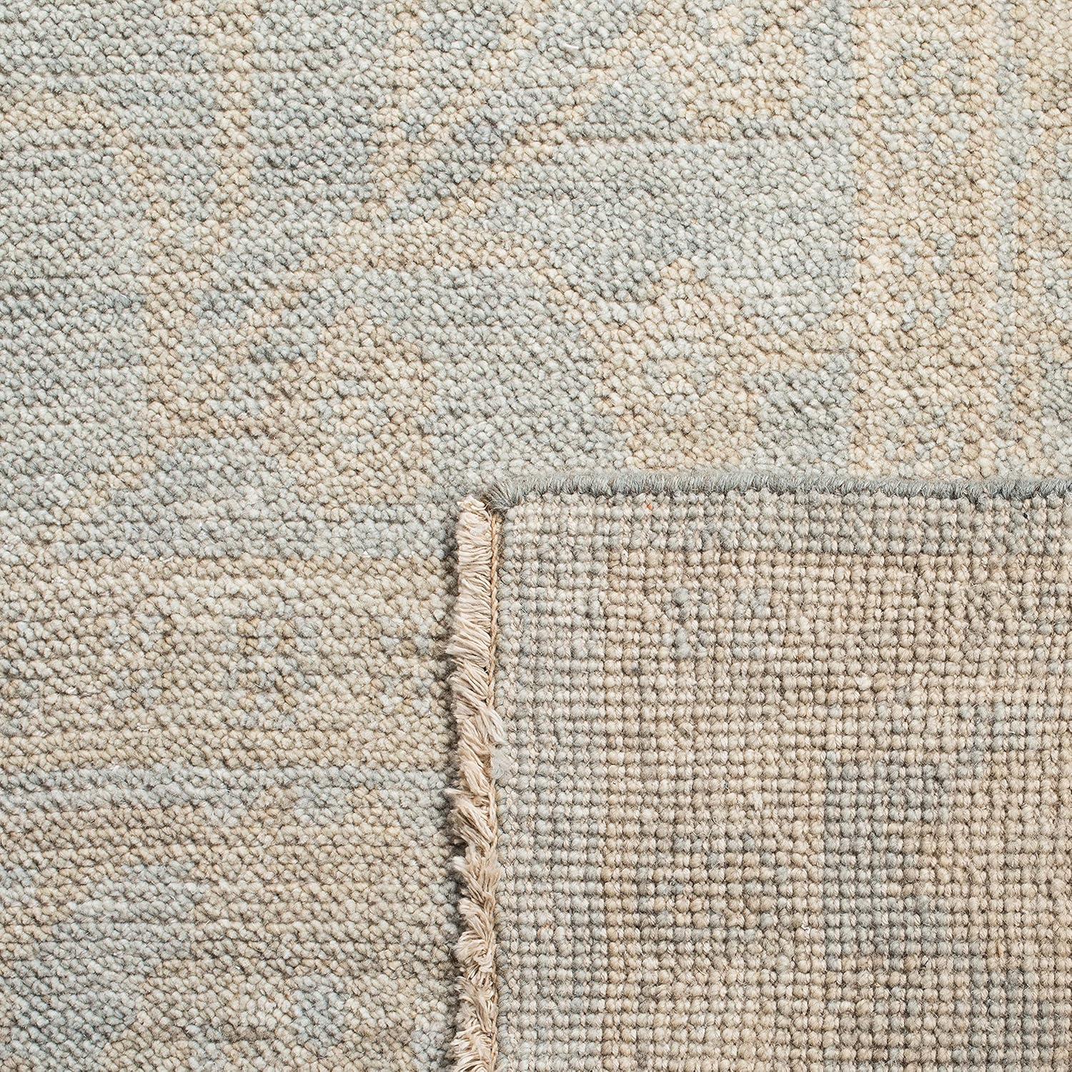 Izmir IZM134 Hand Knotted Area Rug - Light Blue/Ivory - 6'x9' - Safavieh
