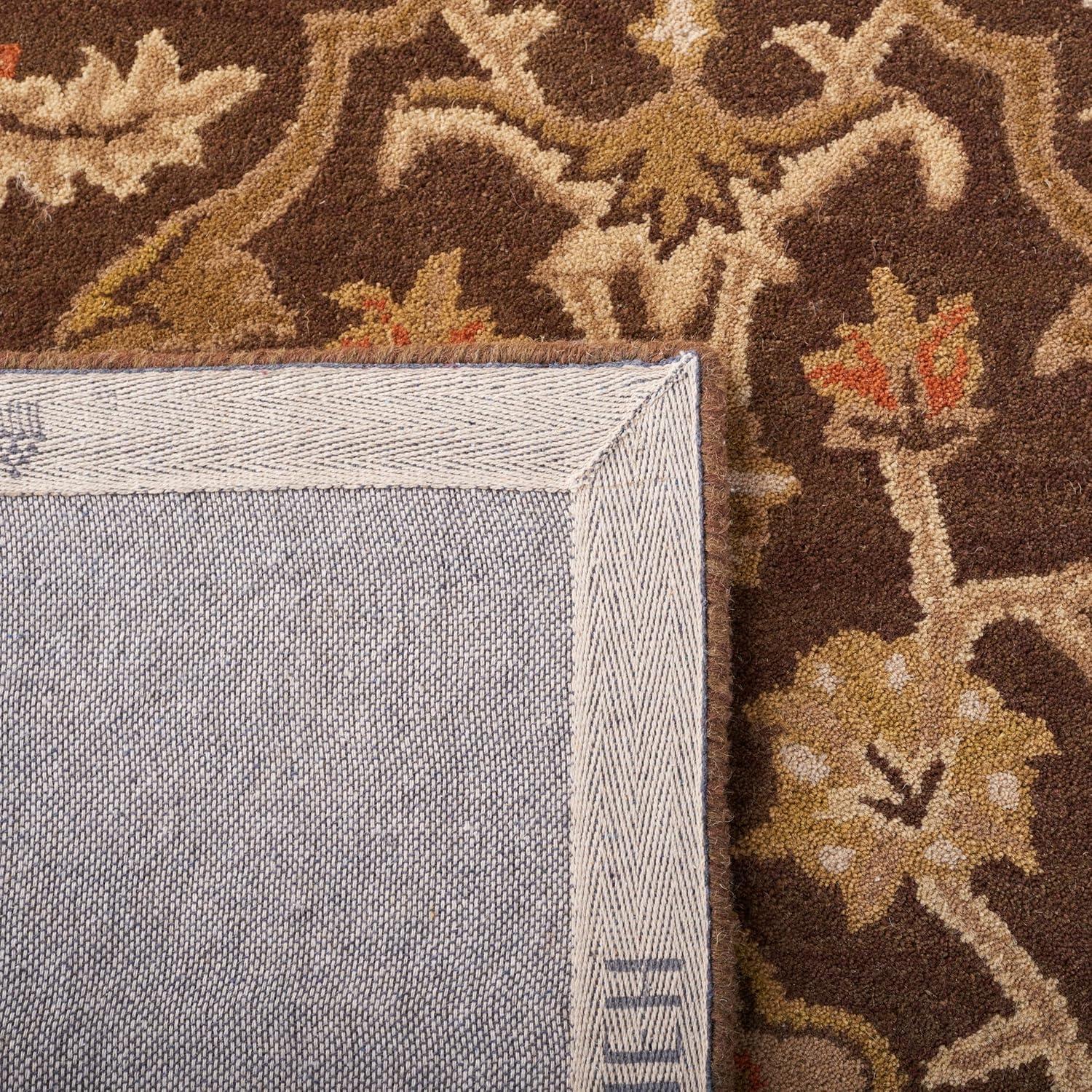 SAFAVIEH Classic Roxanne Oriental Wool Area Rug, Brown, 5' x 8'