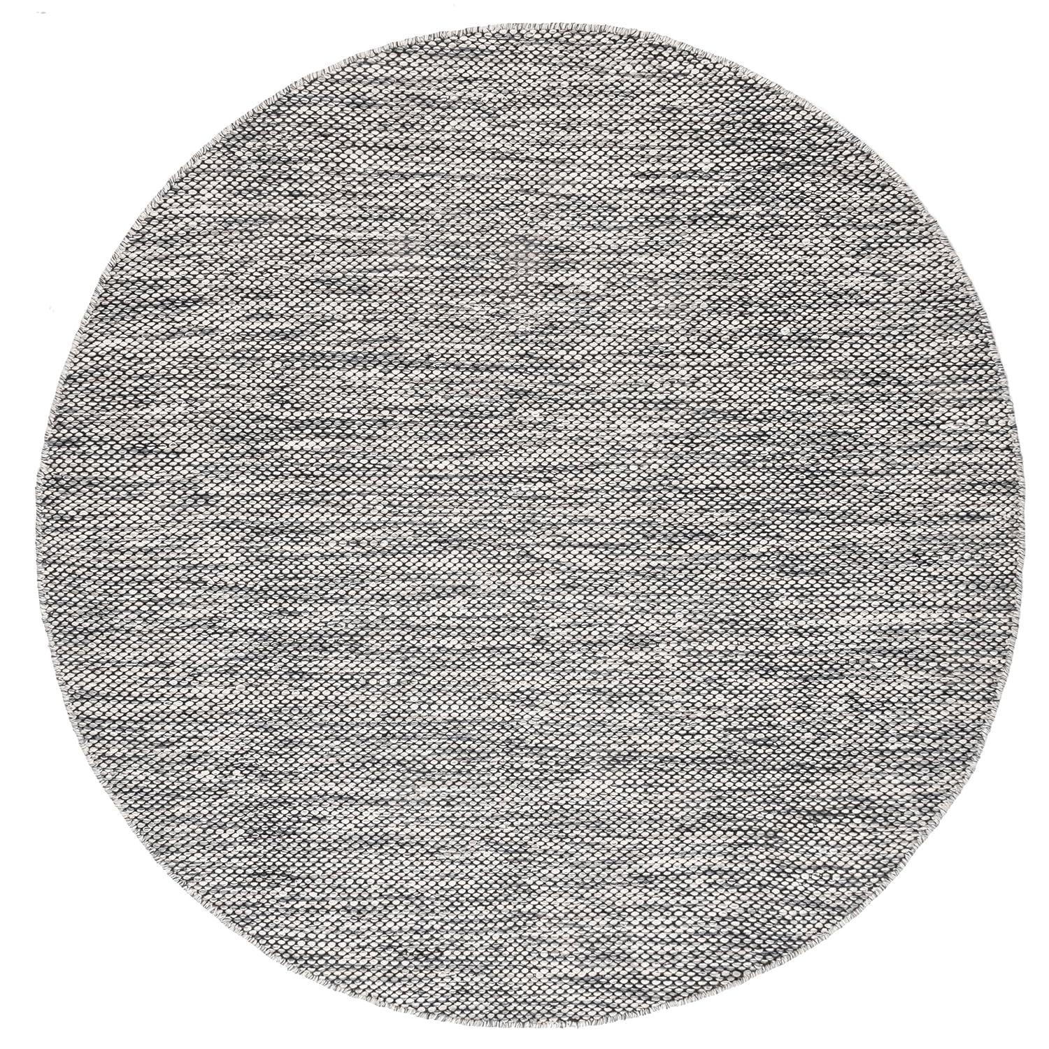 Nuloom Alessi Hand Woven Cotton Indoor Area Rug, Round 6', Gray