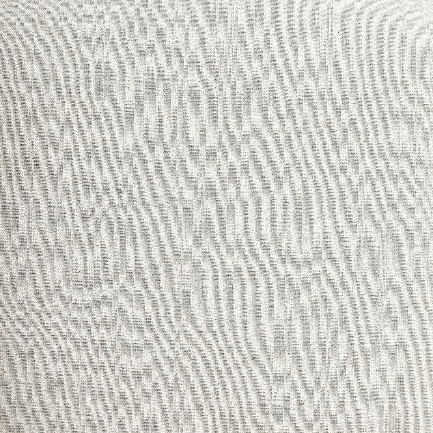 Lantana Arm Chair Linen - OSP Home Furnishings: Woven Cane Back, Polyester Cushion, Rustic Gray Finish