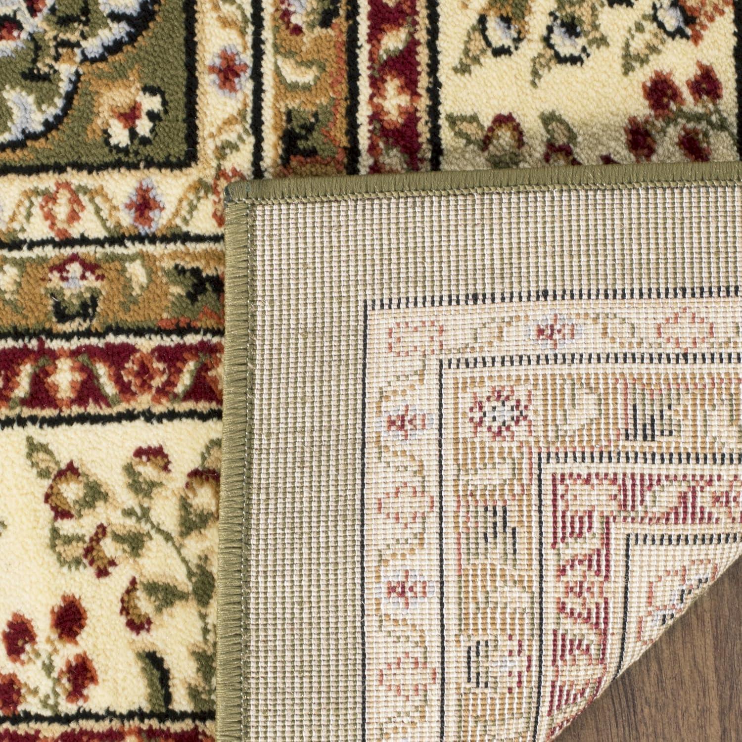 Lyndhurst LNH331 Power Loomed Area Rug - Sage/Ivory - 4'x6' - Safavieh.