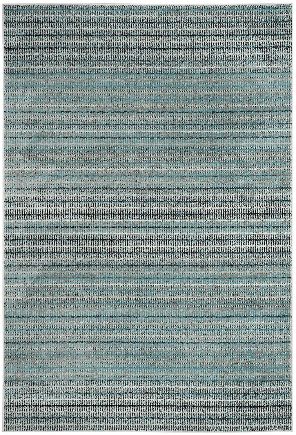 SAFAVIEH Skyler Constantina Striped Area Rug, Blue/Grey, 6' x 9'