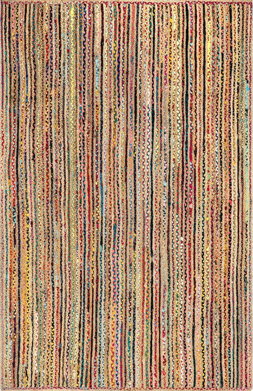 nuLOOM Aleen Bohemian Cotton/Jute Area Rug