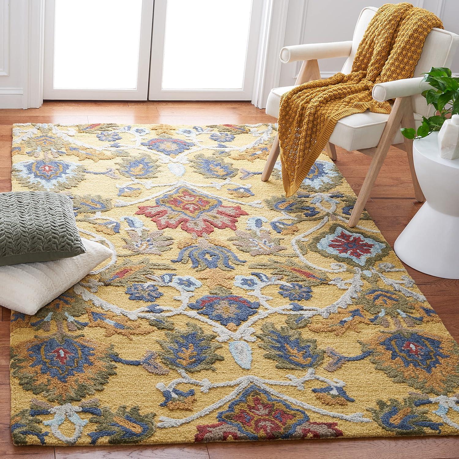 Blossom BLM402 Hand Tufted Area Rug  - Safavieh