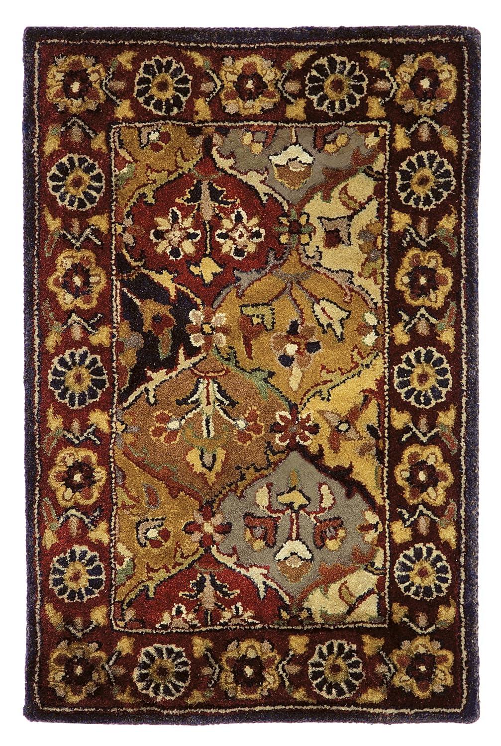 Heritage HG510 Hand Tufted Area Rug - Multi/Red - 7'6"x9'6" - Safavieh.